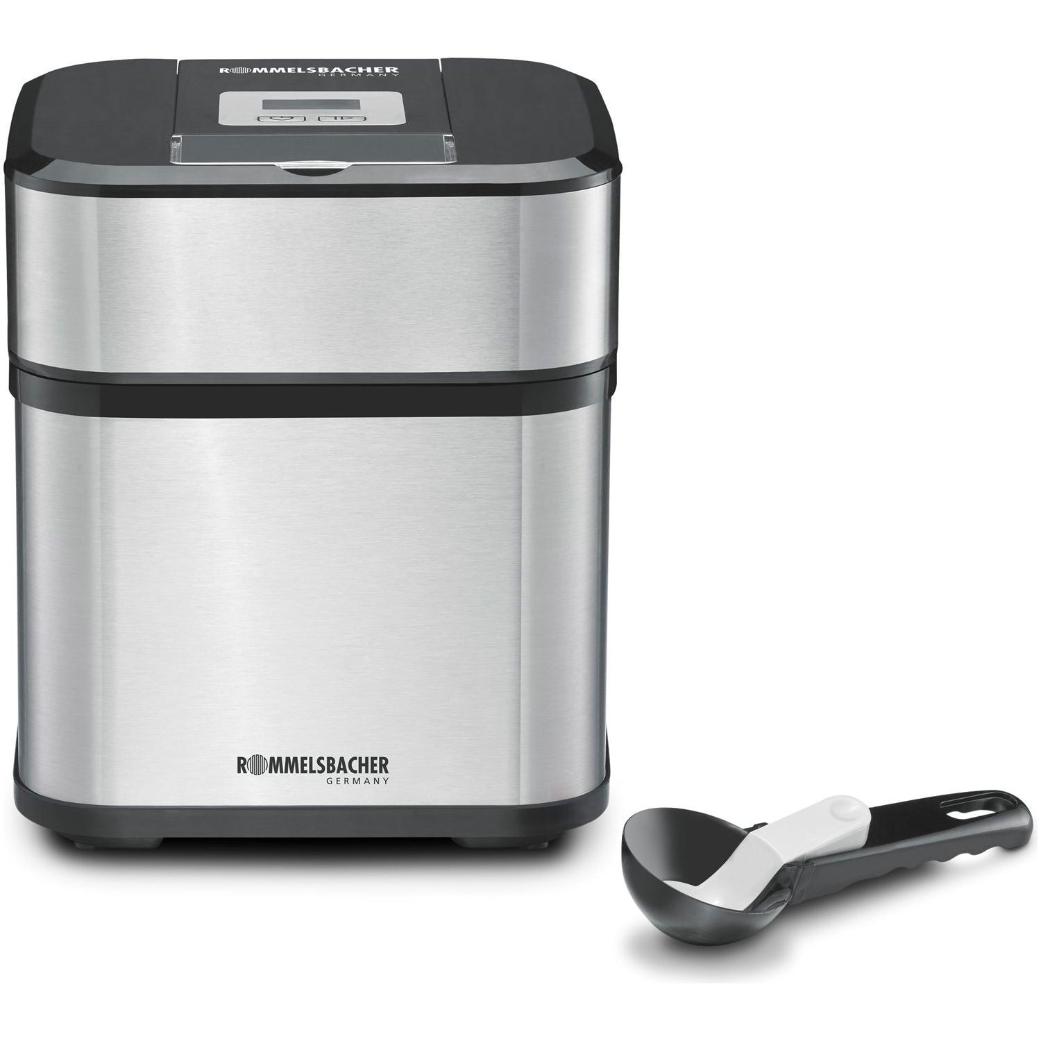 Rommelsbacher Glassmaskin IM 12 Kurt 0,5l Rostfri Sorbet,Glass Frusen Yogurt Slush