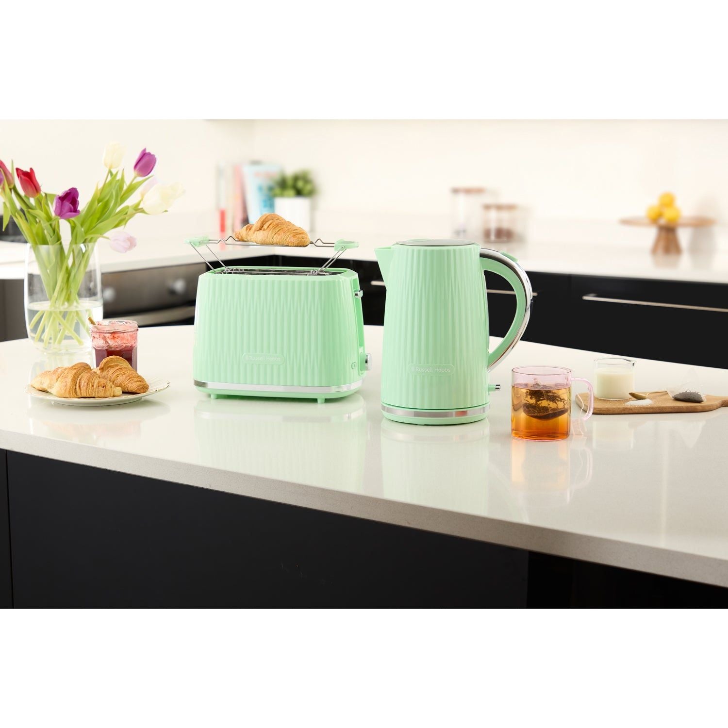 Russell Hobbs Brödrost 27374-56 Eden 2S Toaster Pistachio