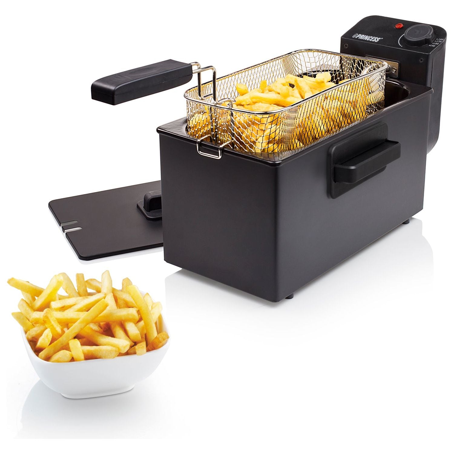 Princess Fritös 3l 182727 Rostfritt stål. Svart