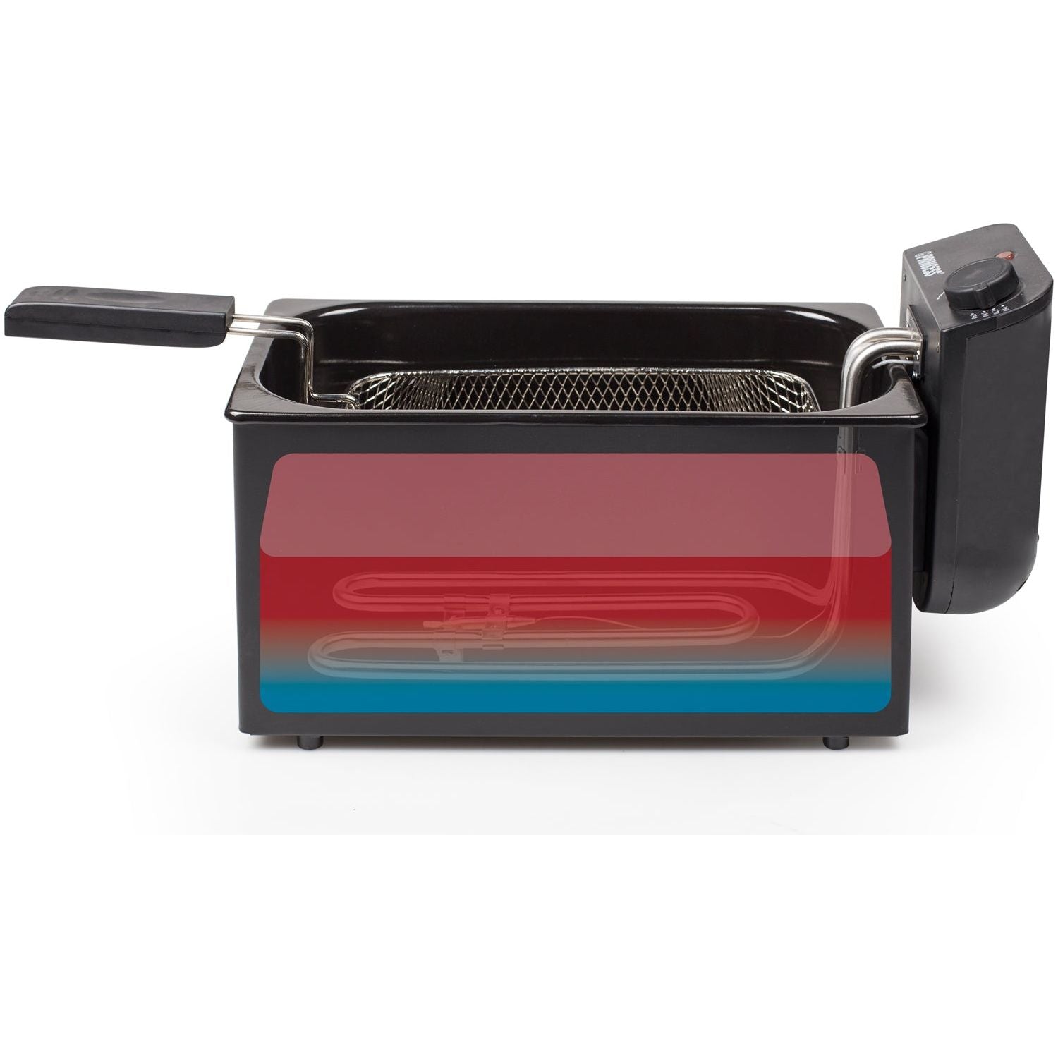 Princess Fritös 3l 182727 Rostfritt stål. Svart