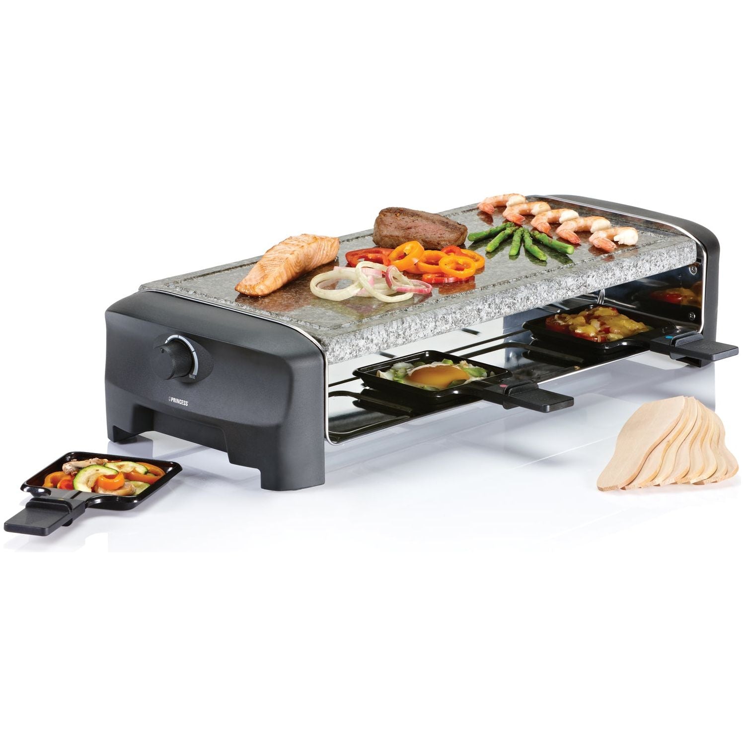 Princess Raclette 8 Stone Grill Party 162830