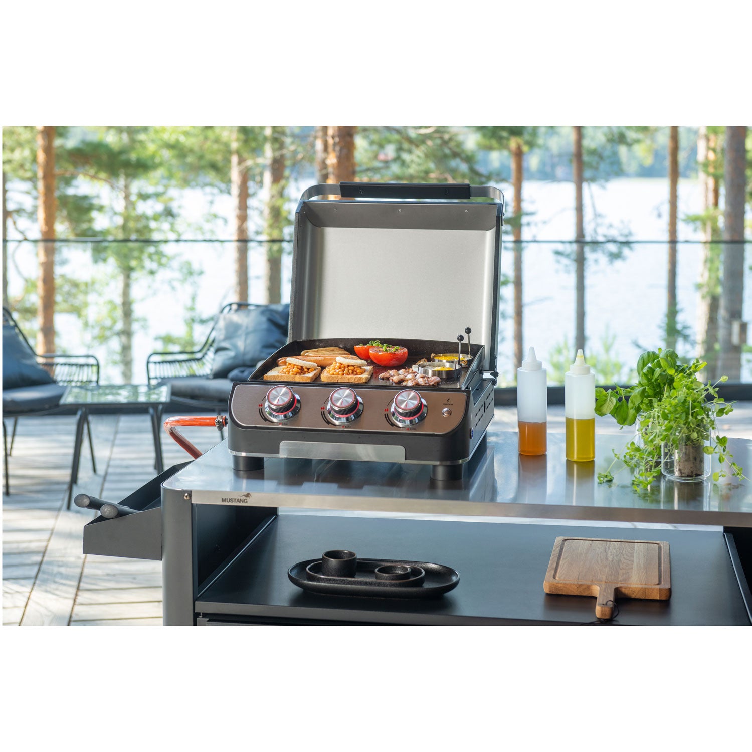 Mustang Gasolgrill Plate 3