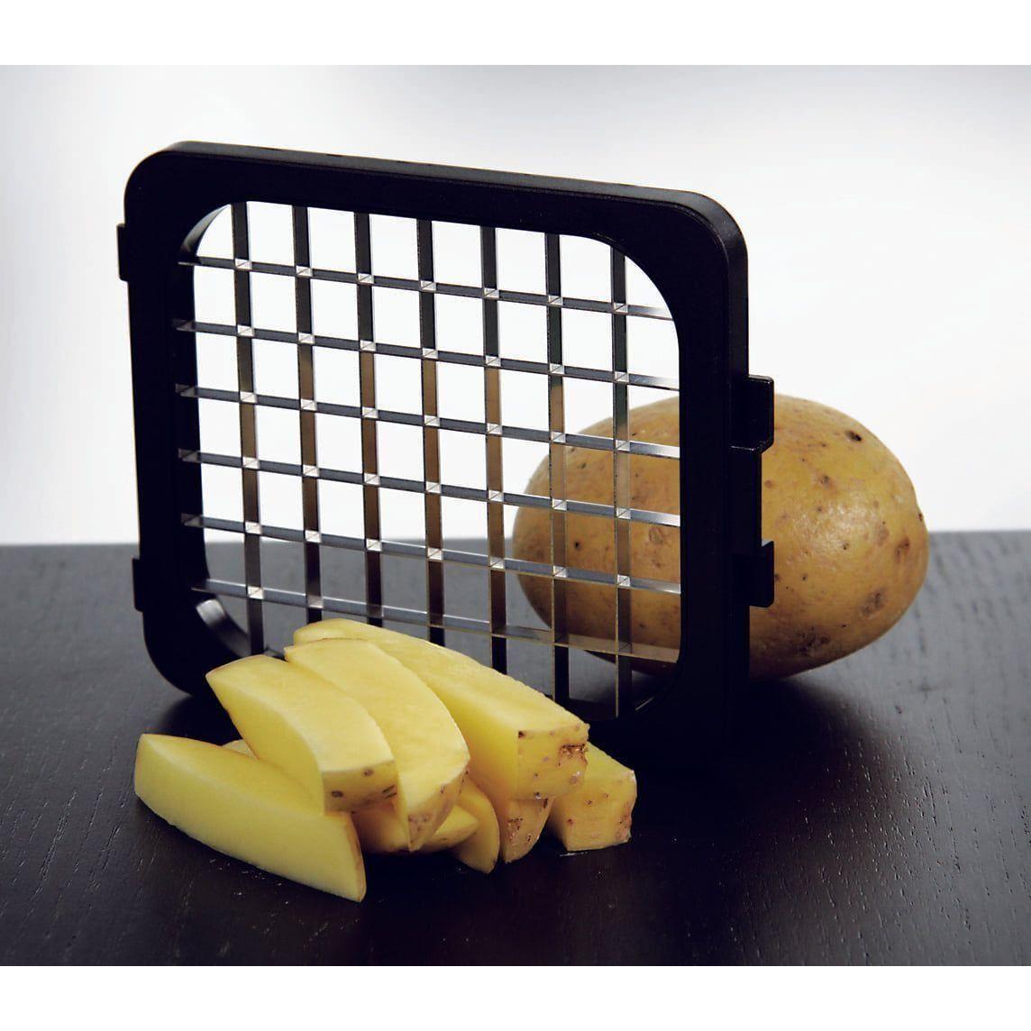 Alligator Rostfri Grönsakshackare Med Uppsamlare