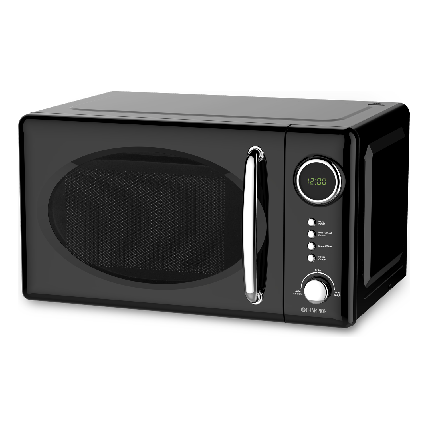 Champion Mikrovågsugn Retro 700W Svart 20 liter