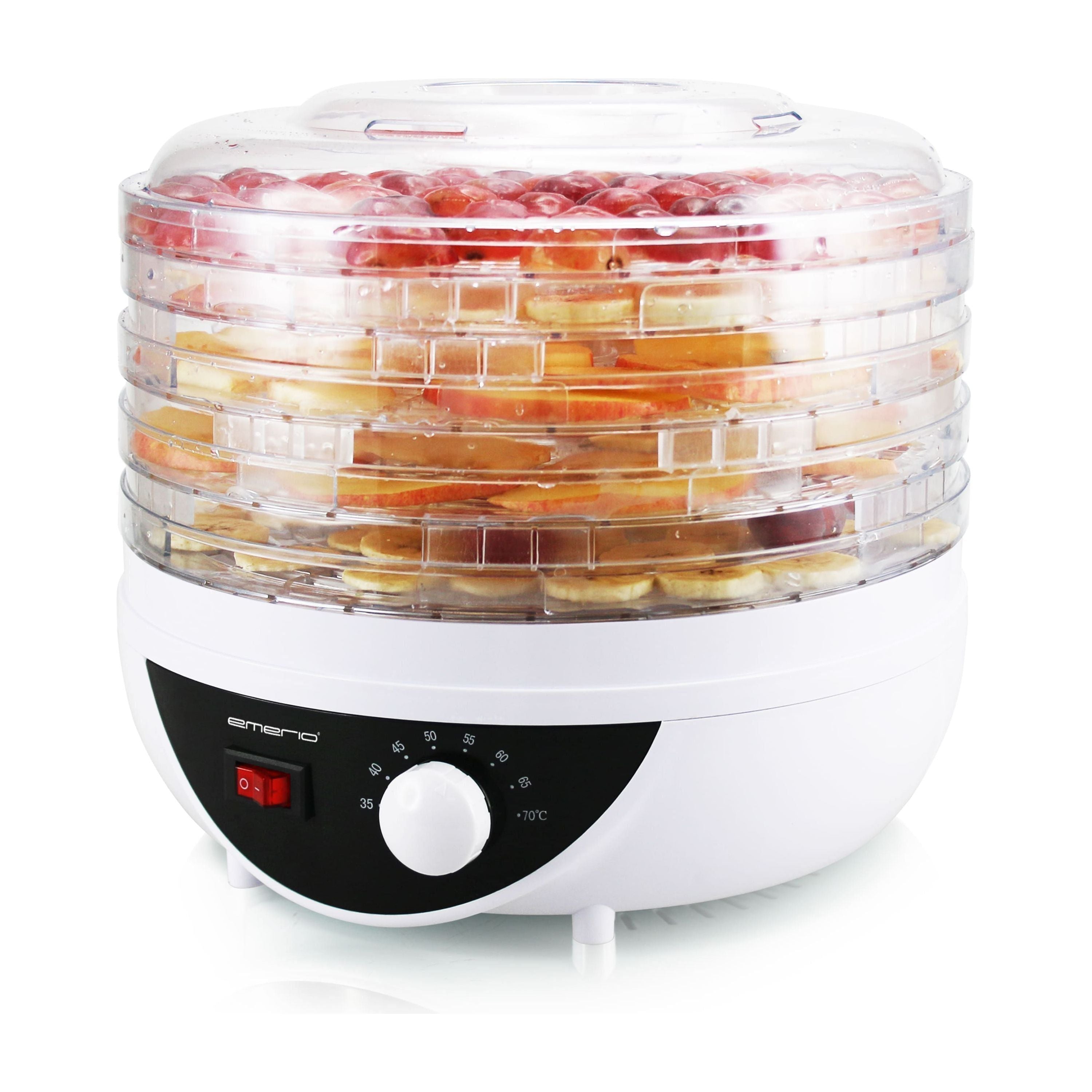 Emerio Frukt & Svamptork Termostatstyrd