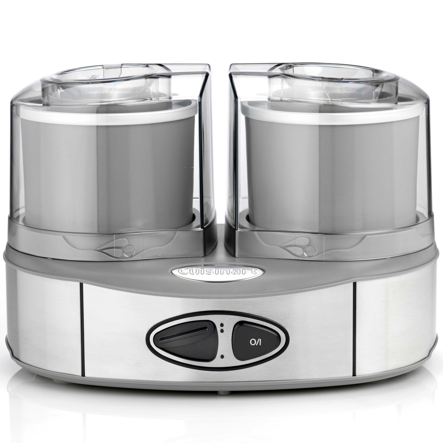 Cuisinart Glassmaskin 2x1 liter i borstad stål ICE40BCE