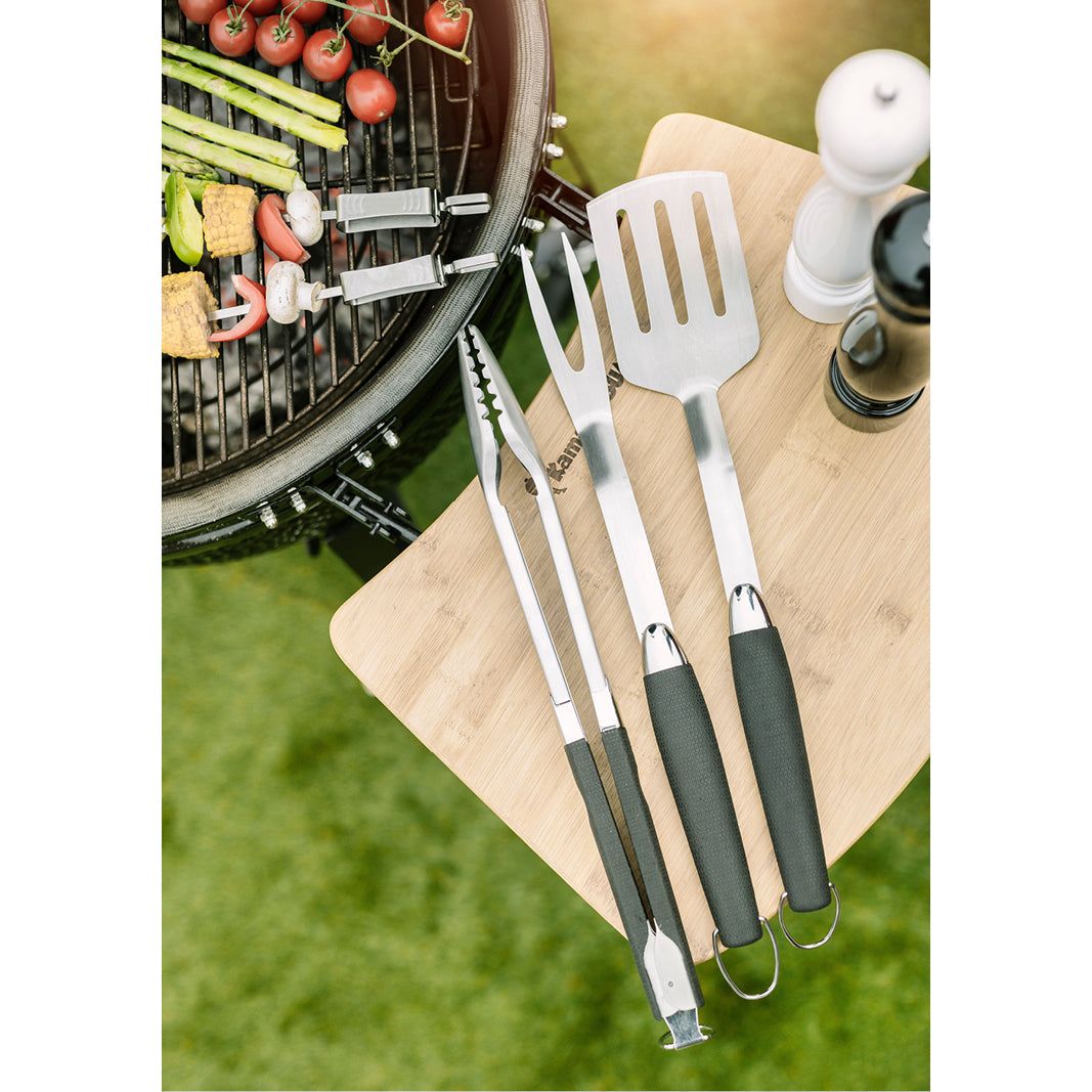 Dorre BBQ Grillspett 4 st rostfritt stål avkskjutare 45 cm