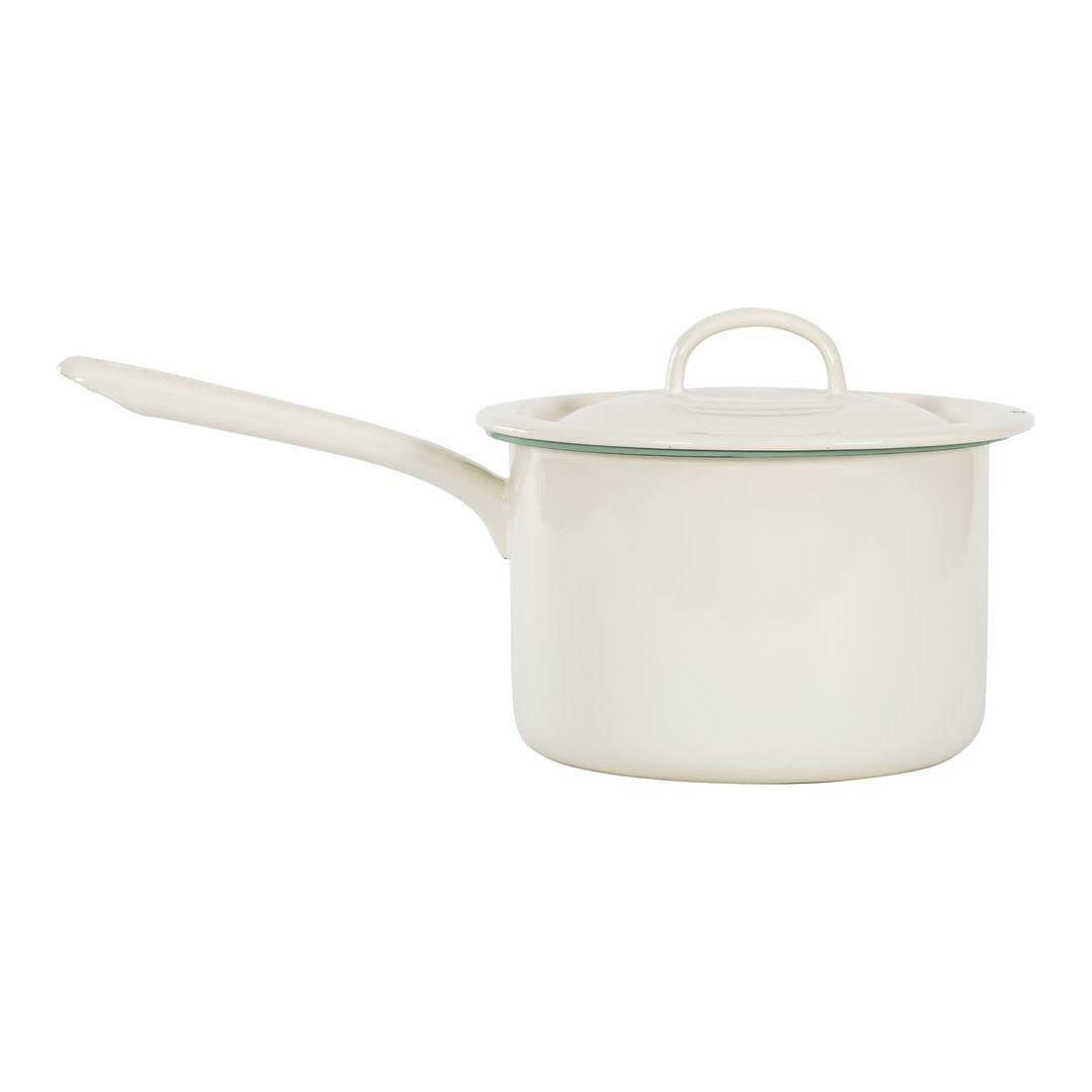 Kockums Jernverk Kastrull Med Långt Handtag Creme 2,3 l