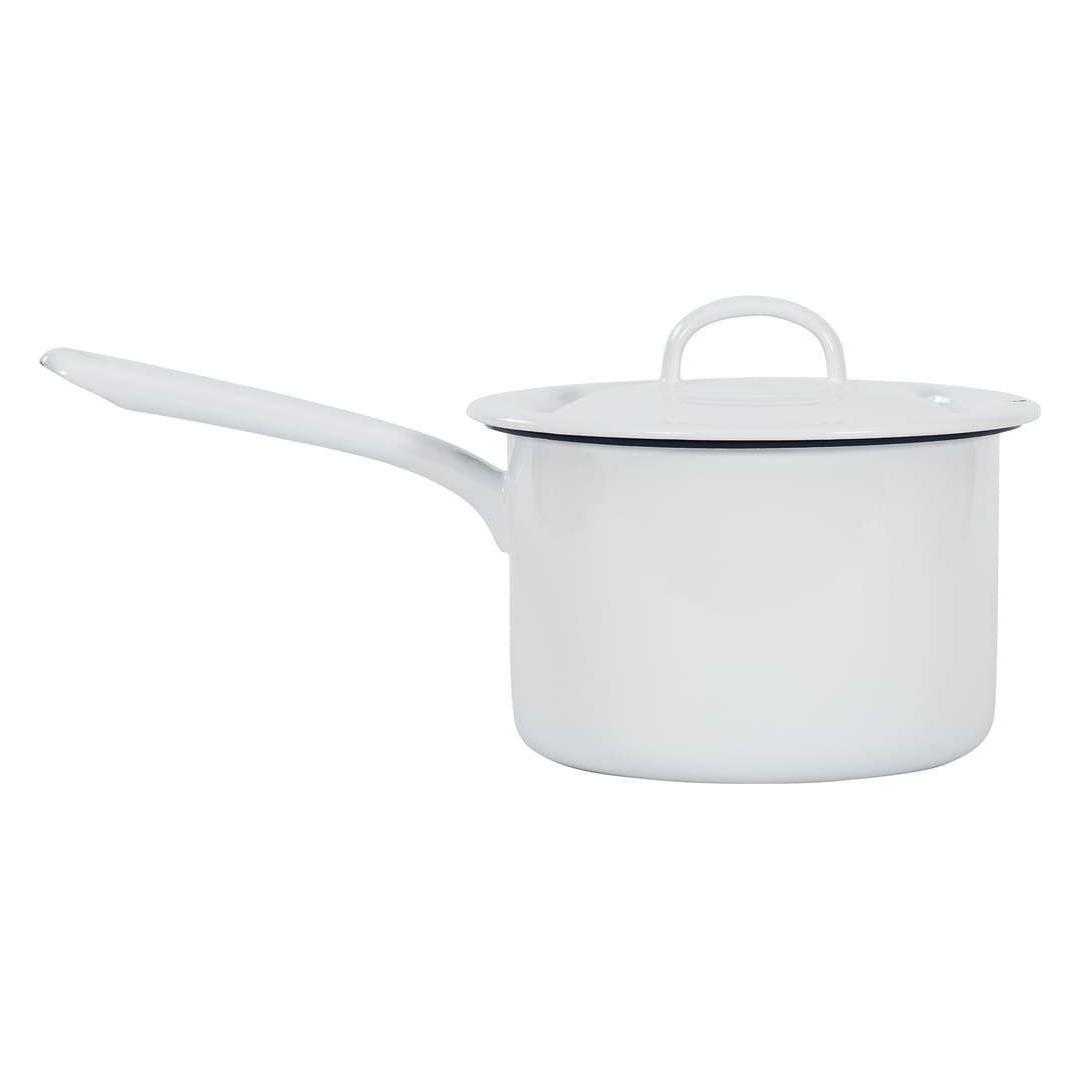 Kockums Jernverk Kastrull Med Långt Handtag Vit 2,3 l
