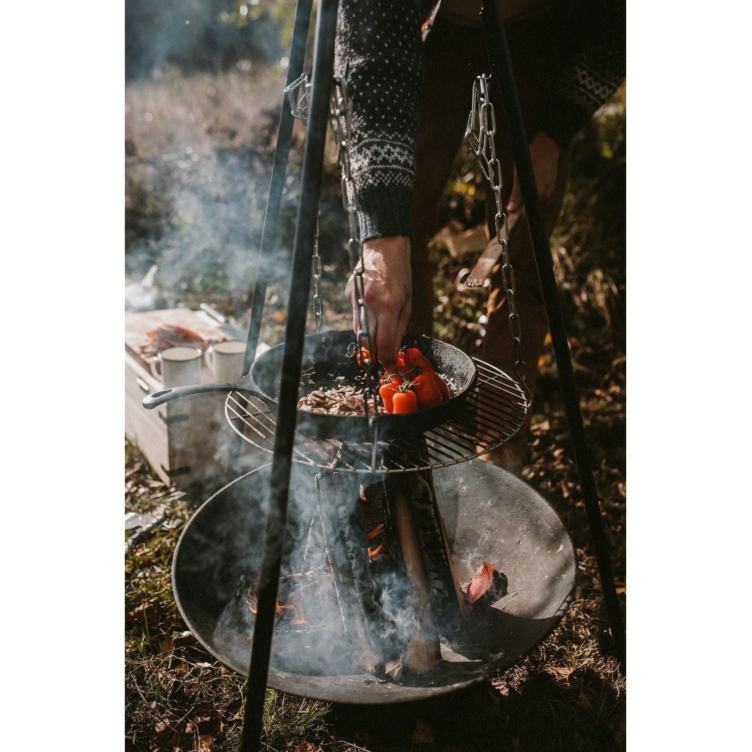 Satake Outdoor Eldfat 56x25 cm