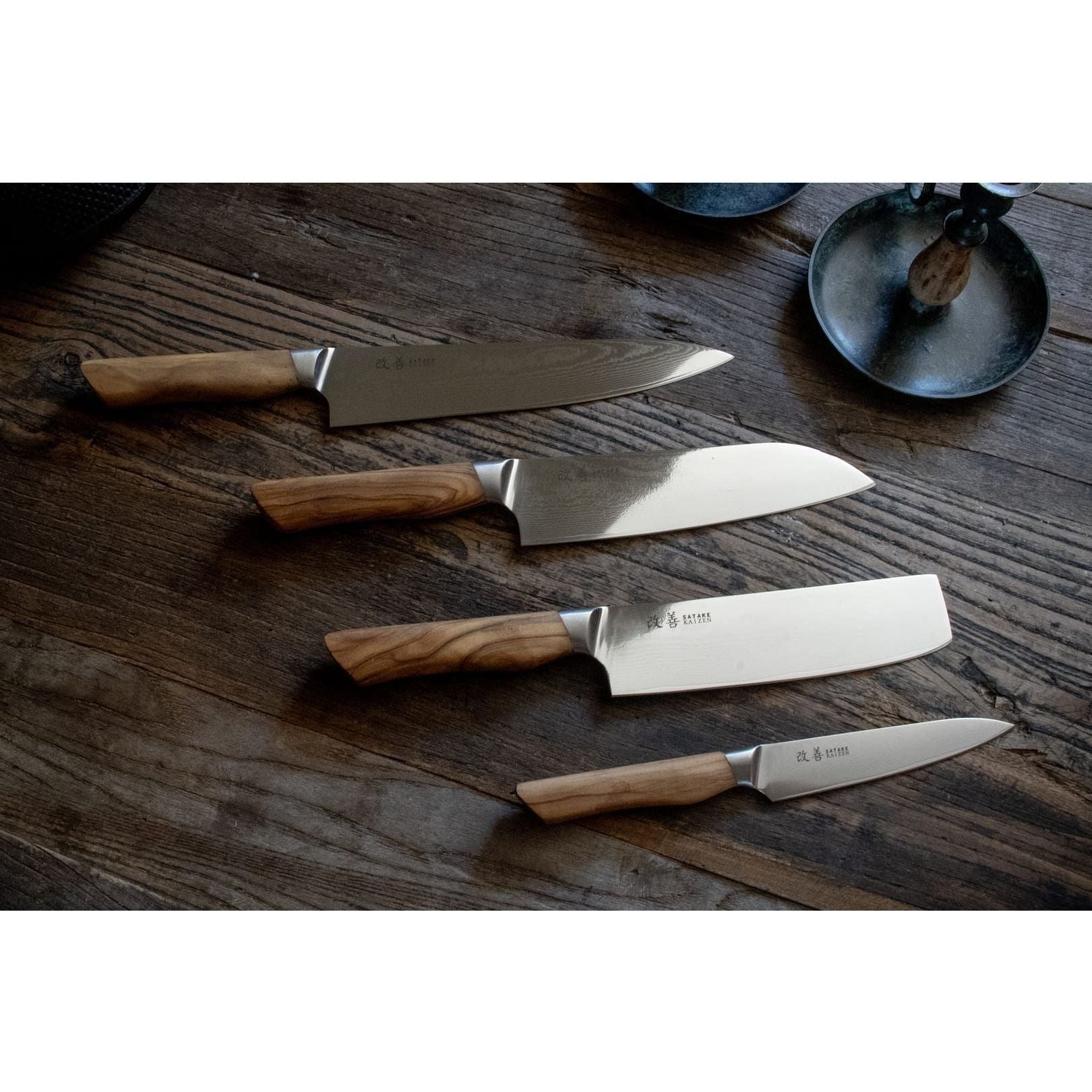 Satake Kaizen Nakiri Grönsakskniv 16 cm