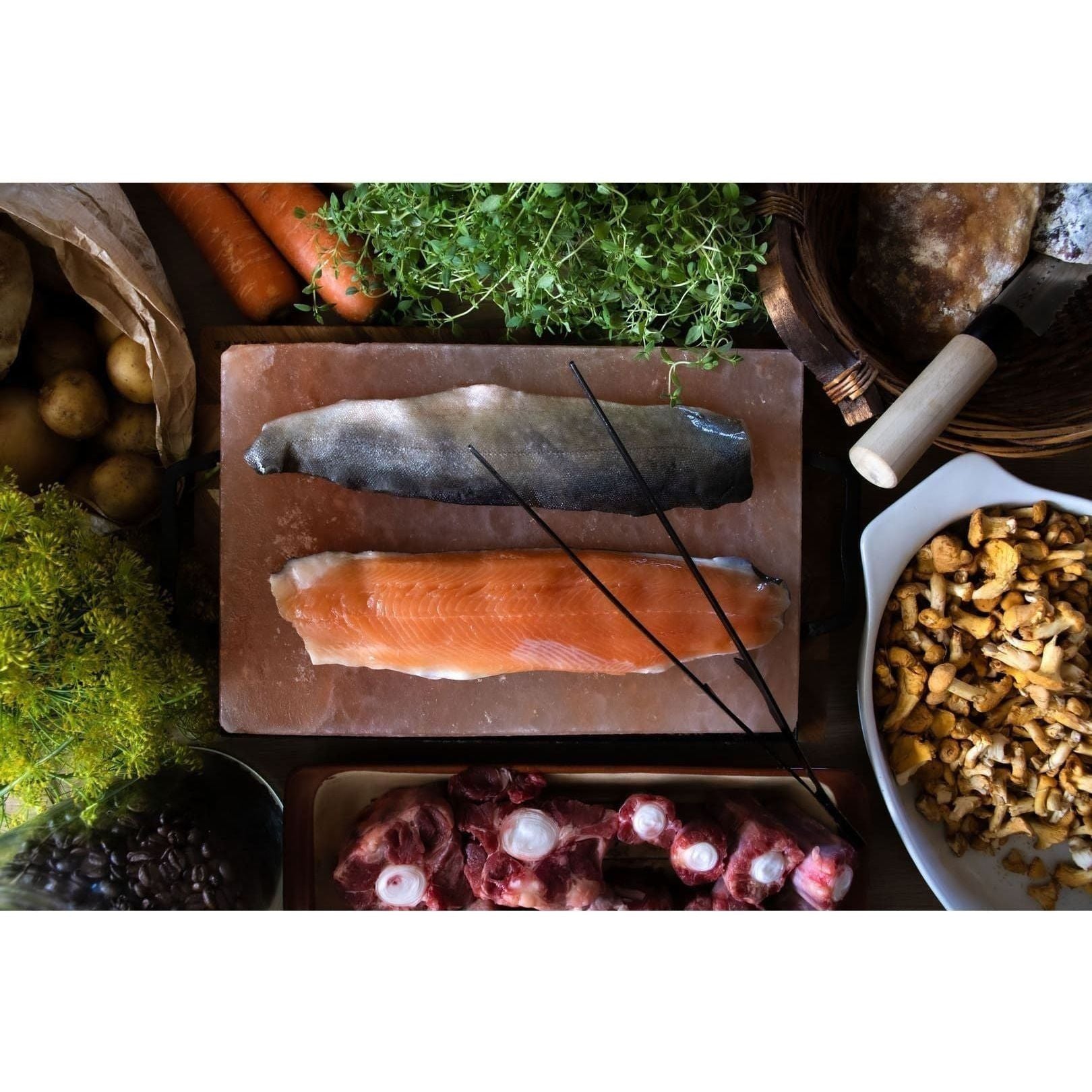 Satake Saltsten Med Hållare Himalayasalt 30x20 cm