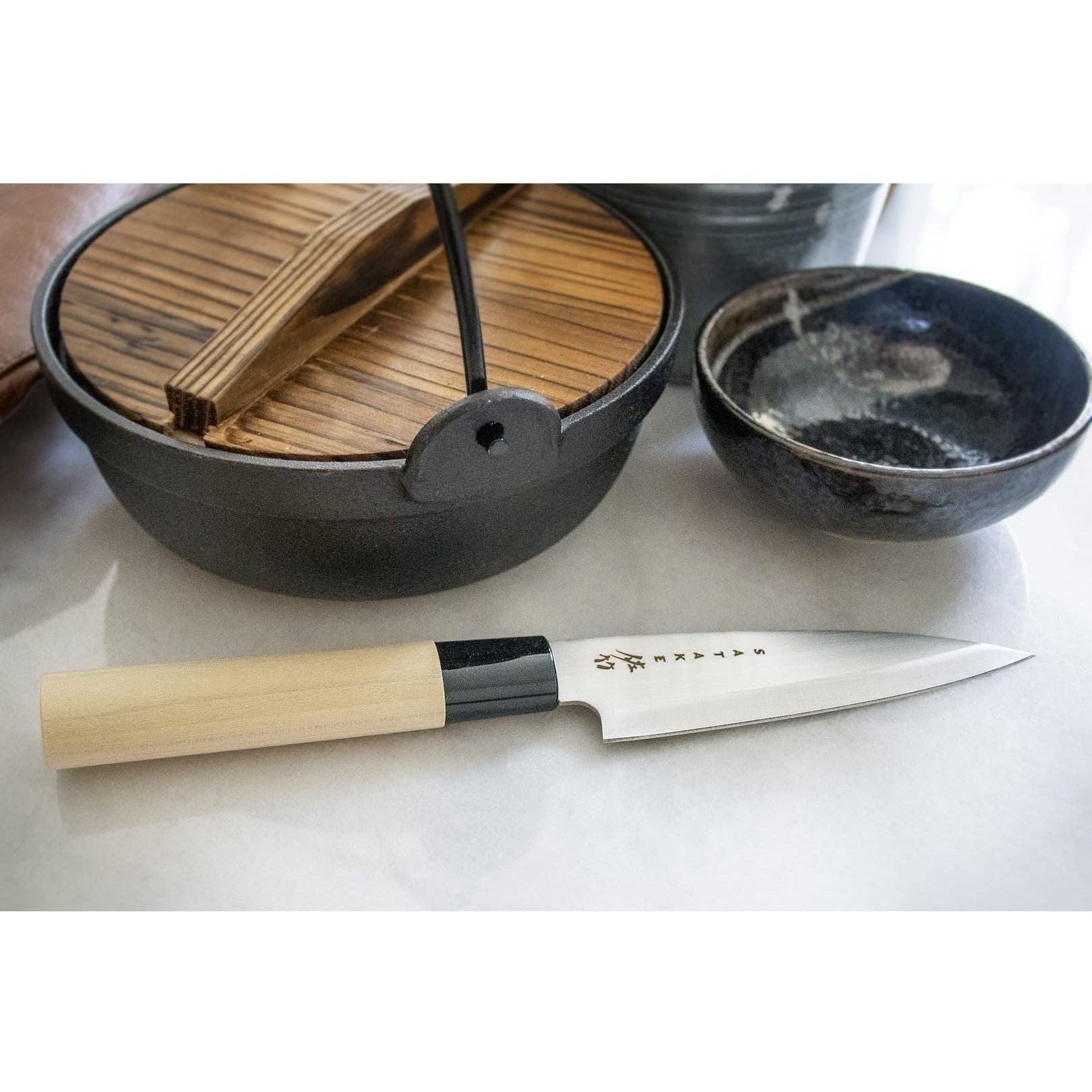 Satake Houcho Petty Skalkniv Magnoliahandtag 12 cm