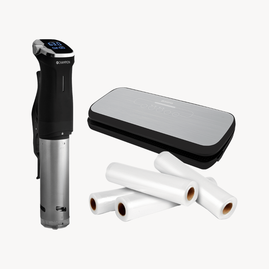 Champion Sous Videpaket med Vakuumförpackare Fresh & 4 rullar