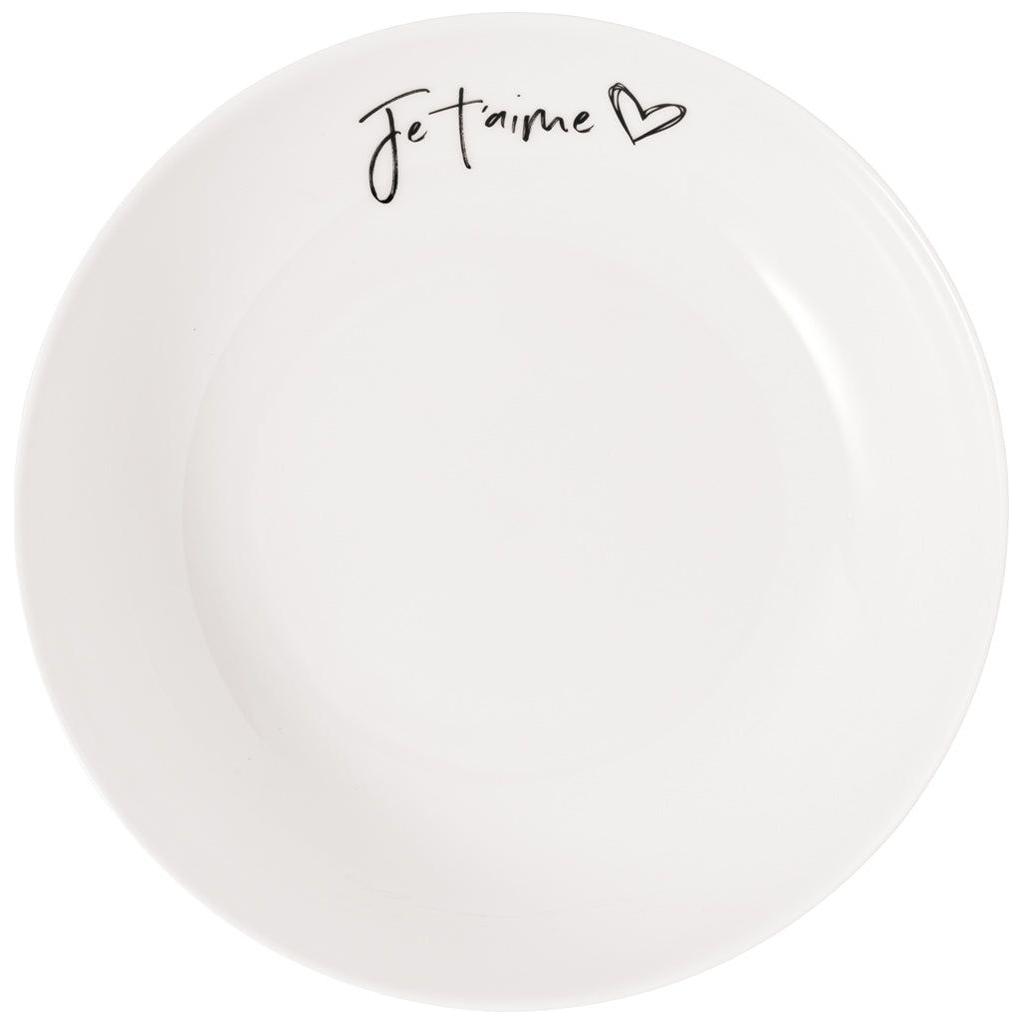 Villeroy & Boch Statement Skål platt je t'aime 187 mm