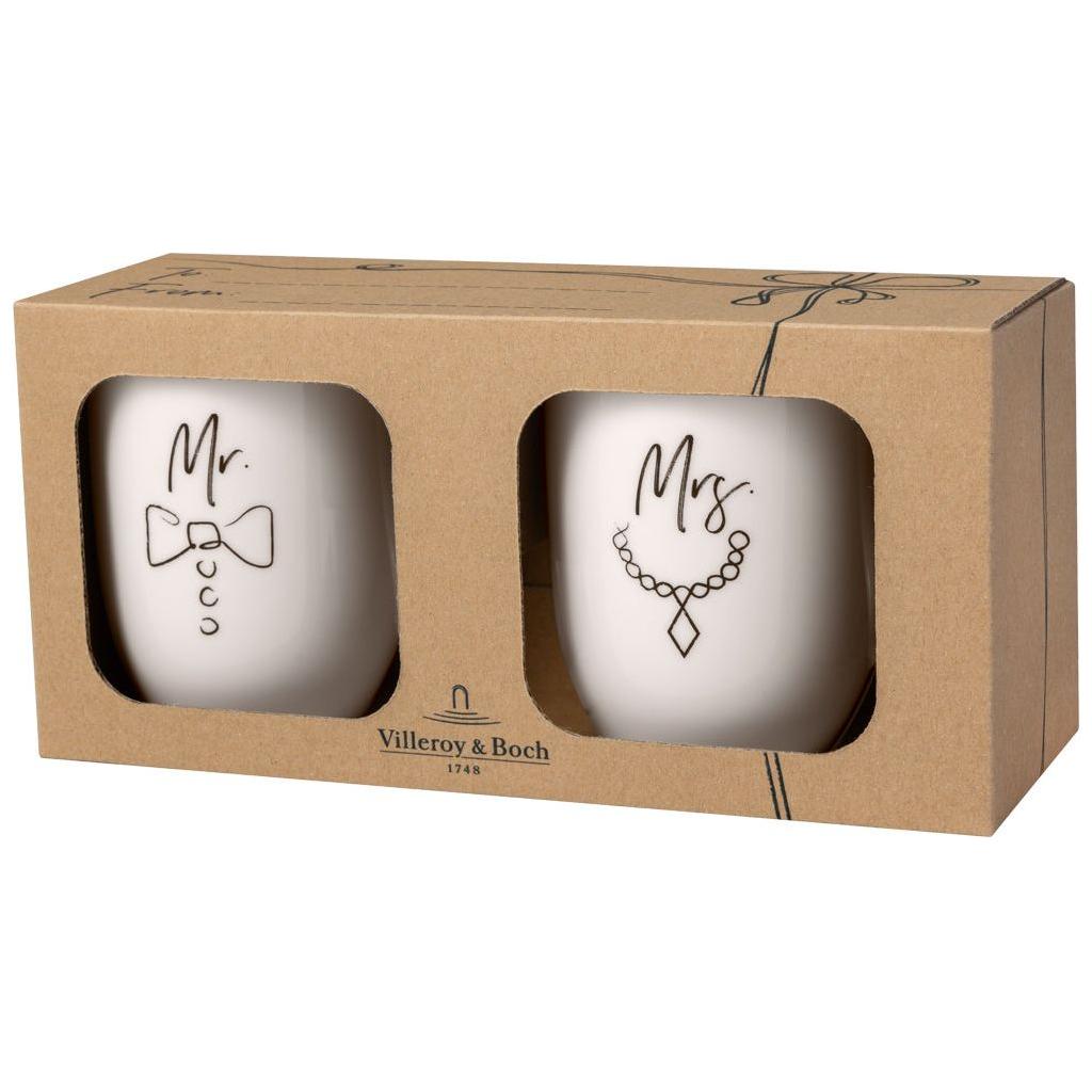 Villeroy & Boch Statement Herr och Fru Set 2st. 290 ml