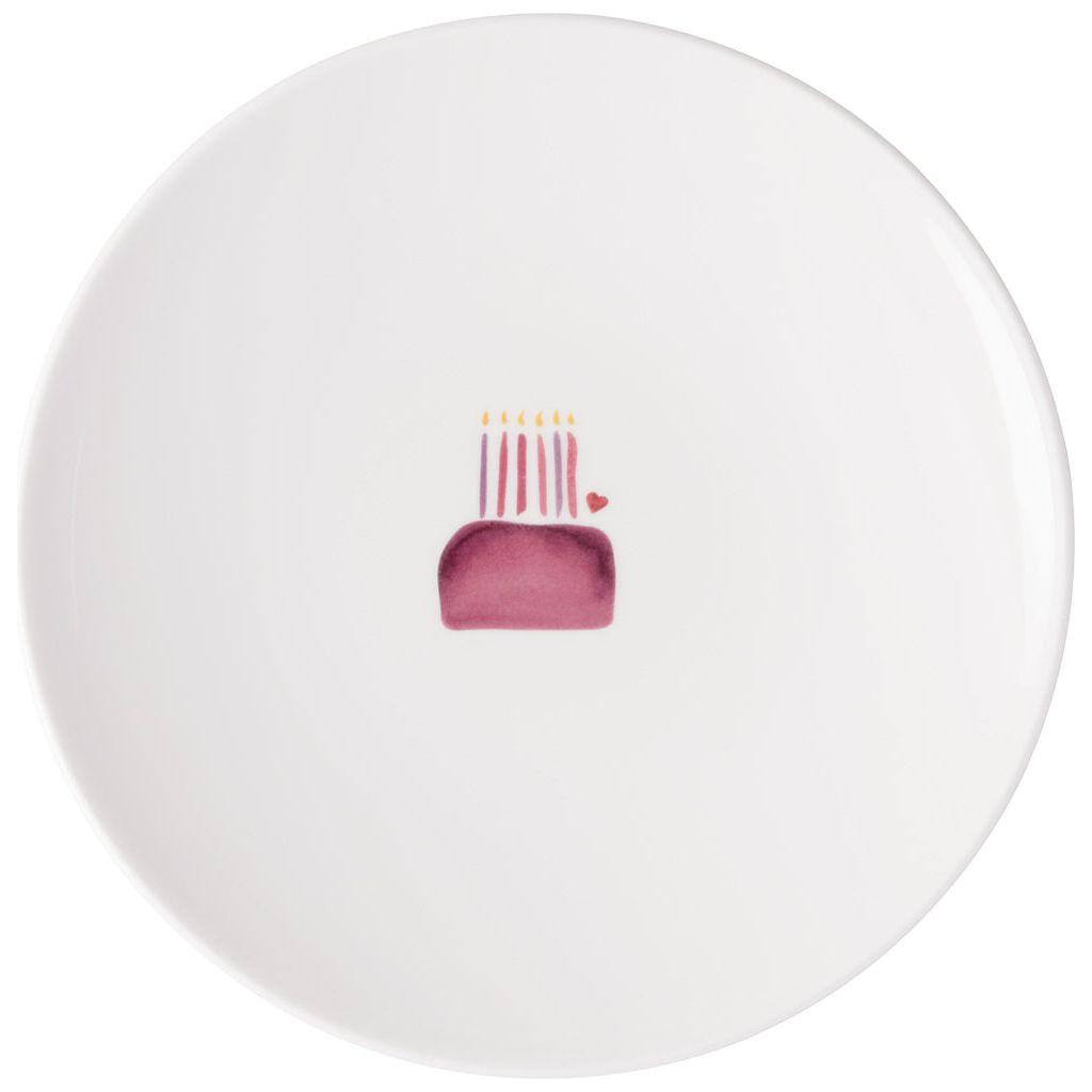 Villeroy & Boch With Love Frukosttallrik Grattis på födelsedagen 212 mm