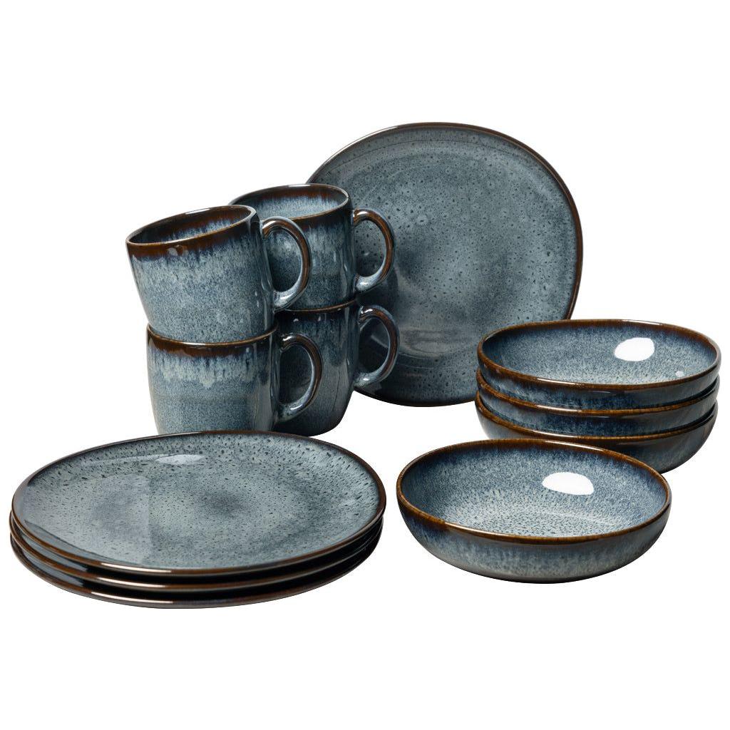 Villeroy & Boch Lave gris Frukostset 12 delar