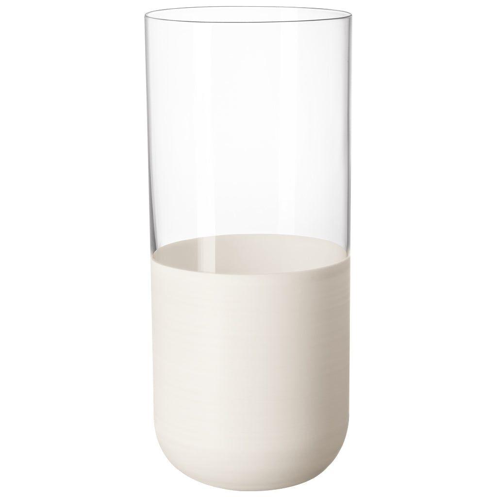 Villeroy & Boch Manufacture Rock vit Longdrink-glas, Set 4 st 300 ml