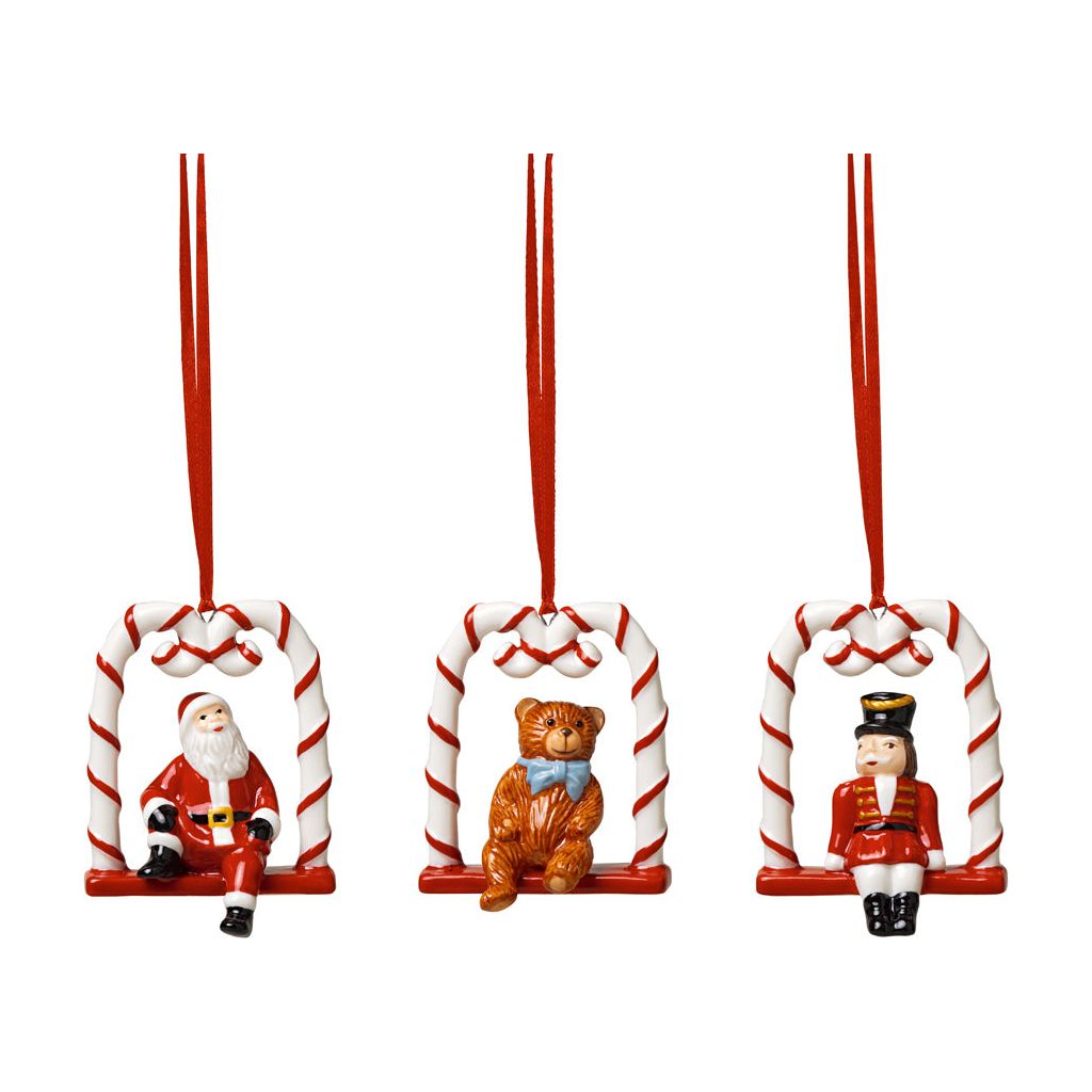 Villeroy & Boch Nostalgic Ornaments Dekorationer gungor, set 3 st.