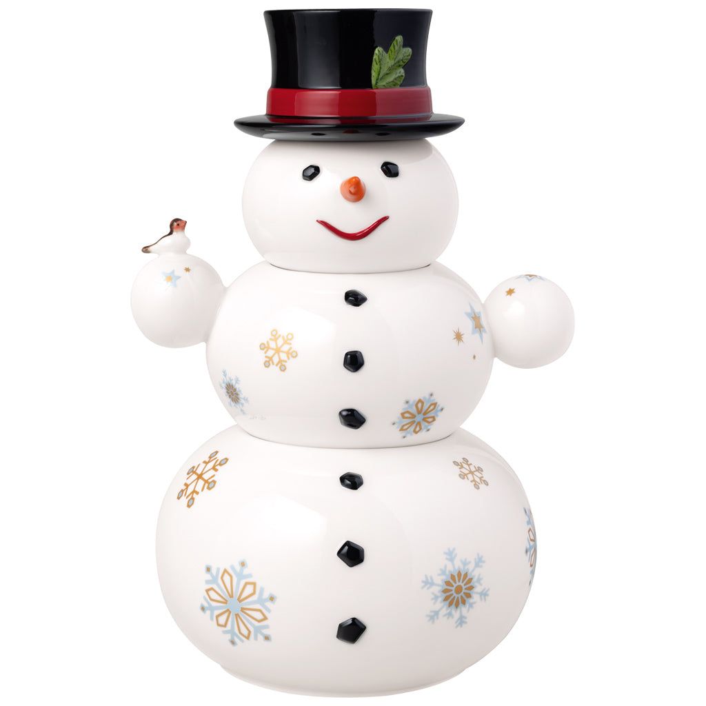 Villeroy & Boch Christmas Toys Minnes-Snögubbe burk