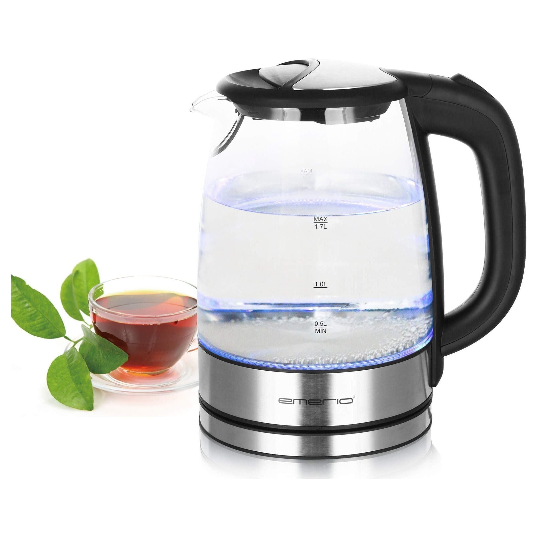 Emerio Vattenkokare 2,2 kW Glas 1,7 l
