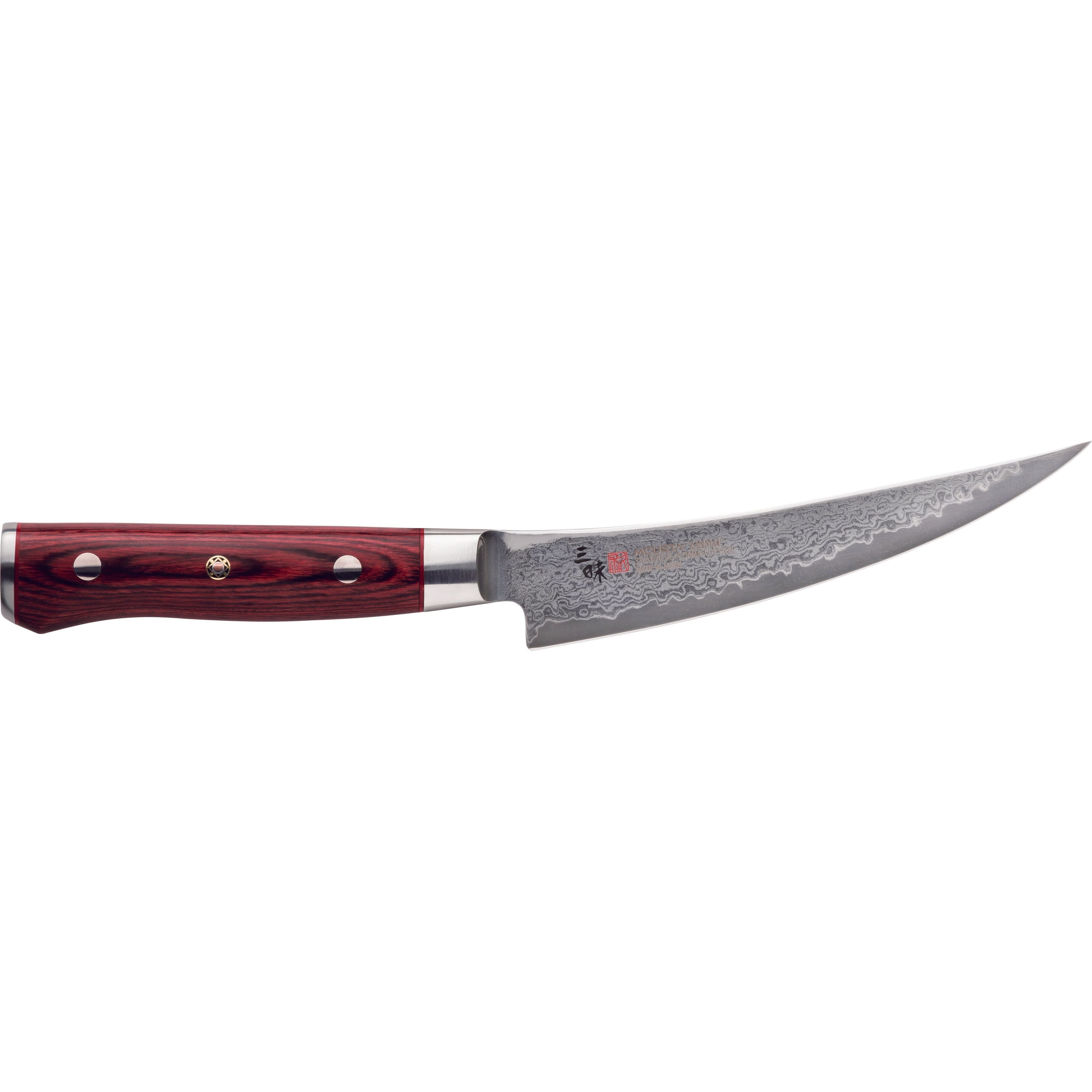 Mcusta Zanmai Flame Damascus Boning knife 16,5 cm