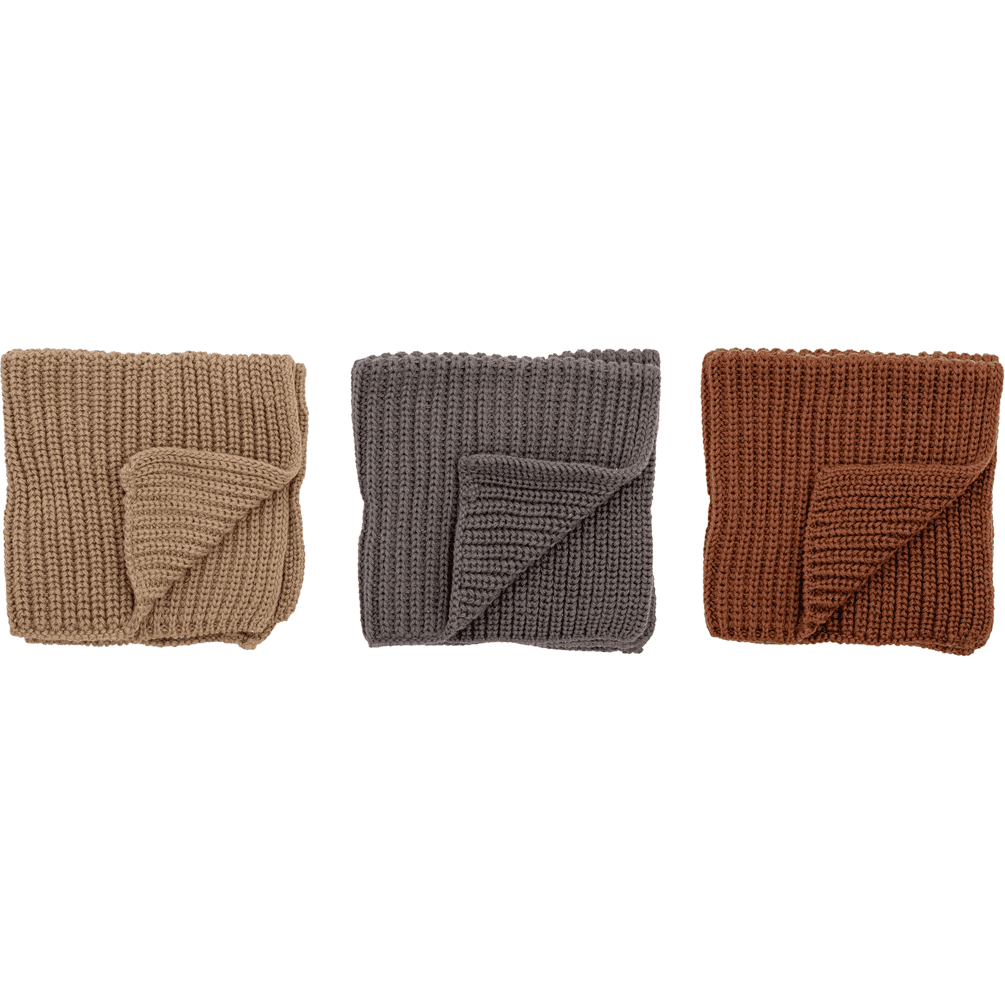 Bloomingville Ninna Disktrasa Grå Bomull 3 Pack