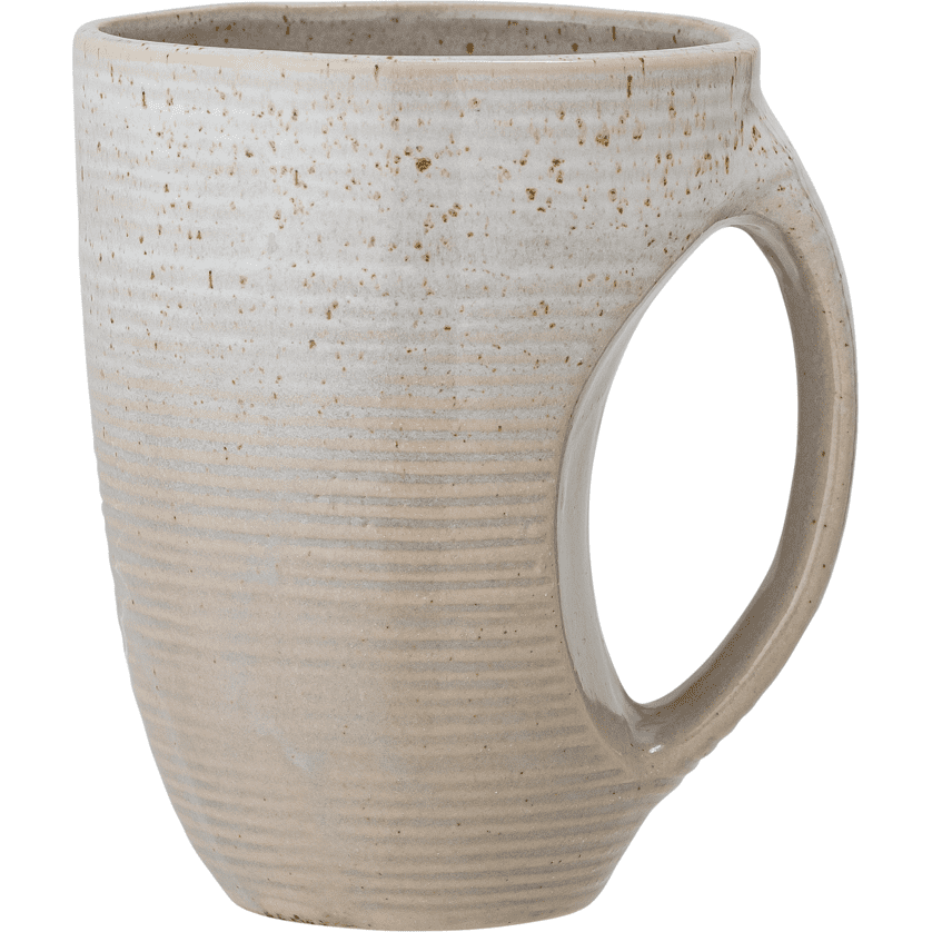 Bloomingville Taupe Mugg Grå Stengods 55 cl