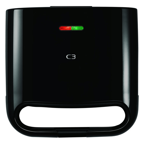 C3 Ciabatta 2 Smörgåsgrill Svart