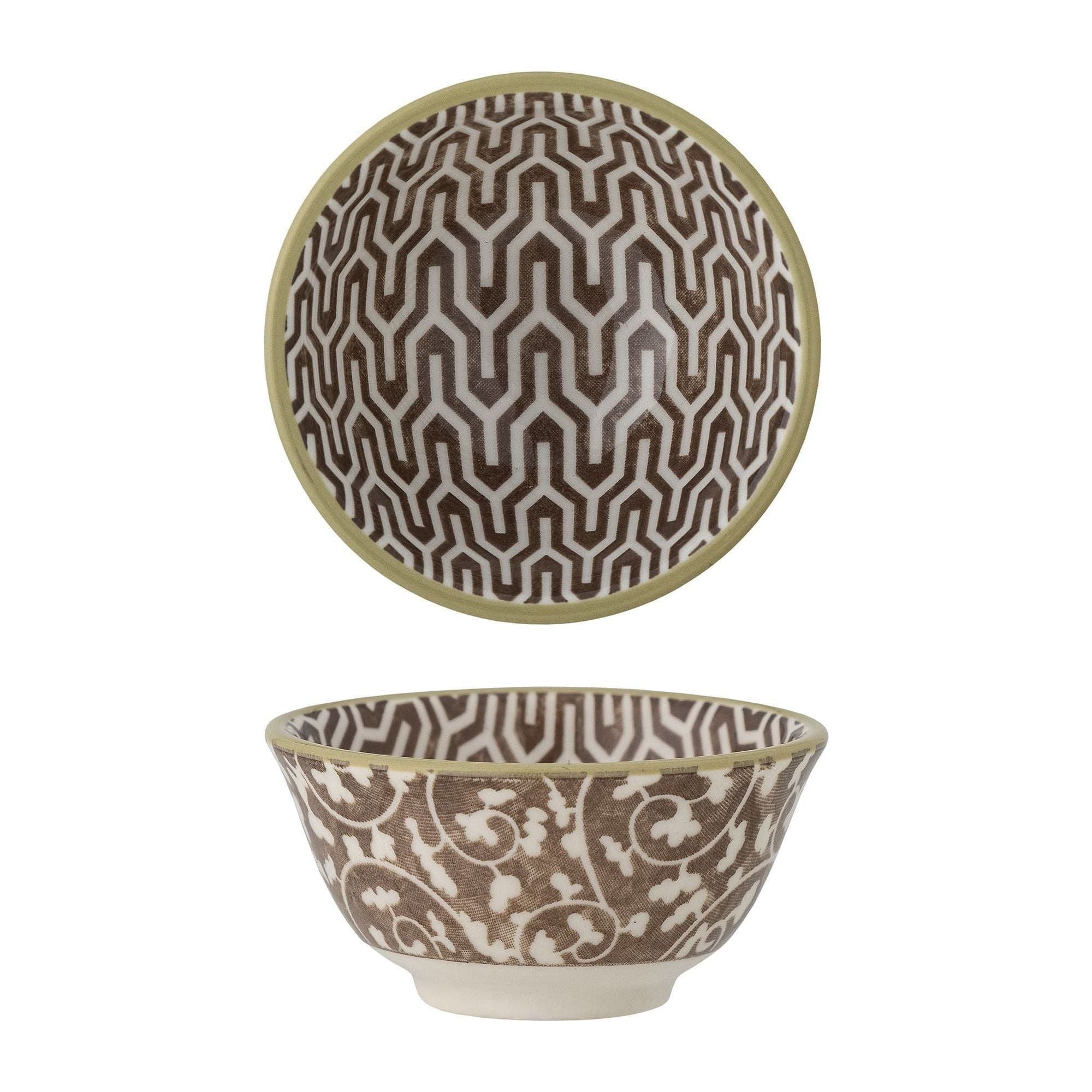 Bloomingville Maple Skål Brun Stengods Ø6,5