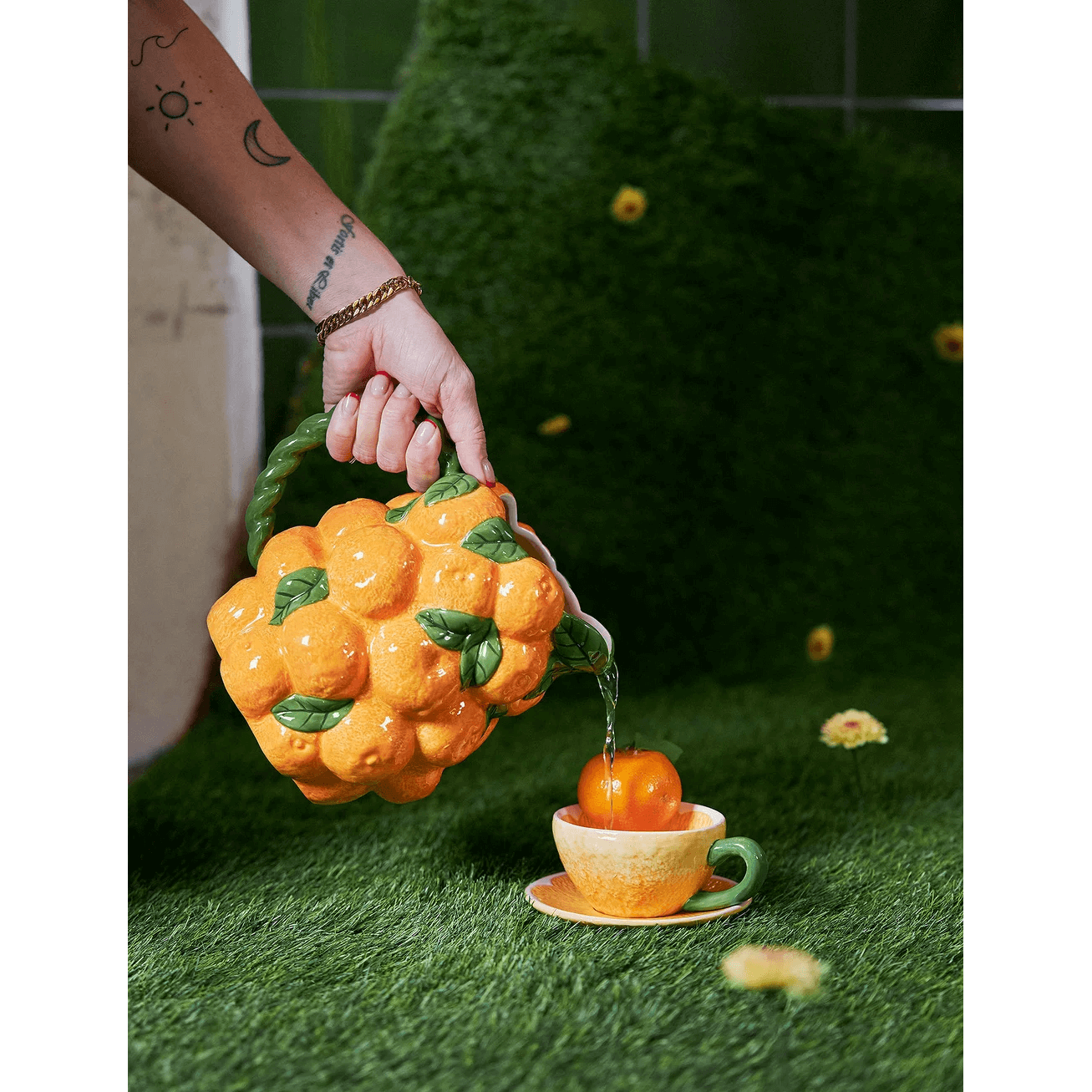 Byon Mandarie Kopp Med Fat I Presentförpackning 25 cl