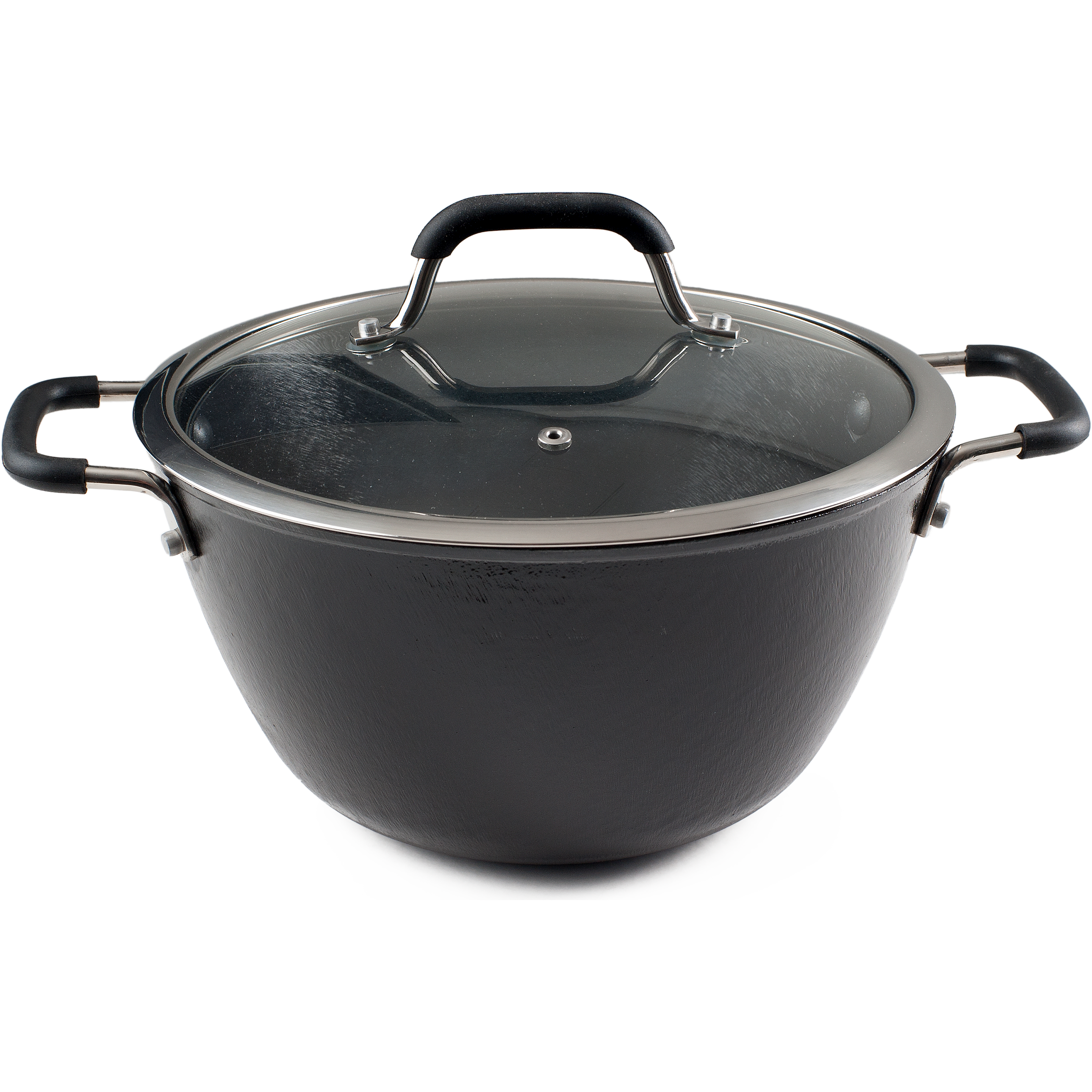 Ronneby Bruk Stekgryta 5 L Med Glaslock Stål/Silikon Ø26cm