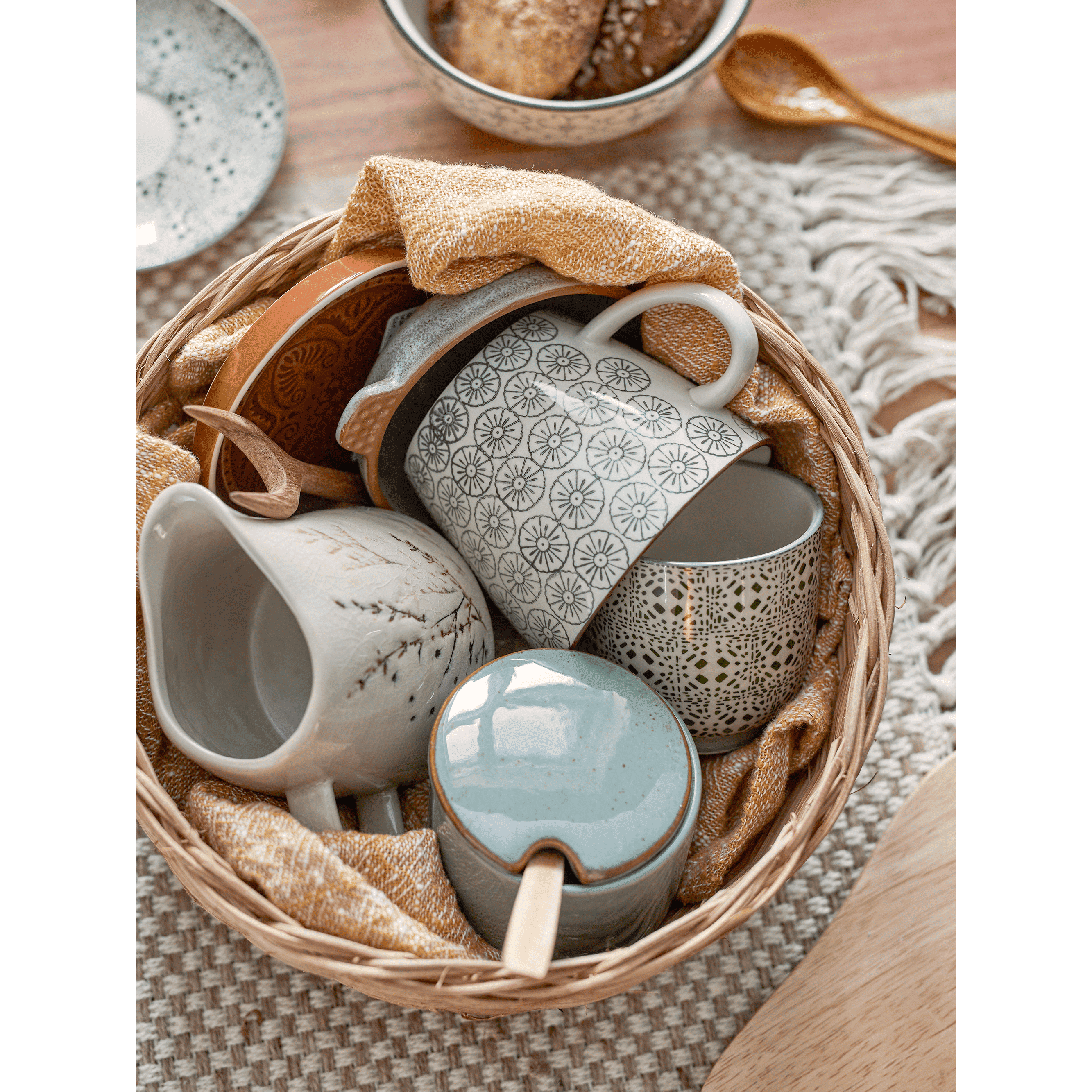 Bloomingville Pixie Burk Med Lock Och Sked