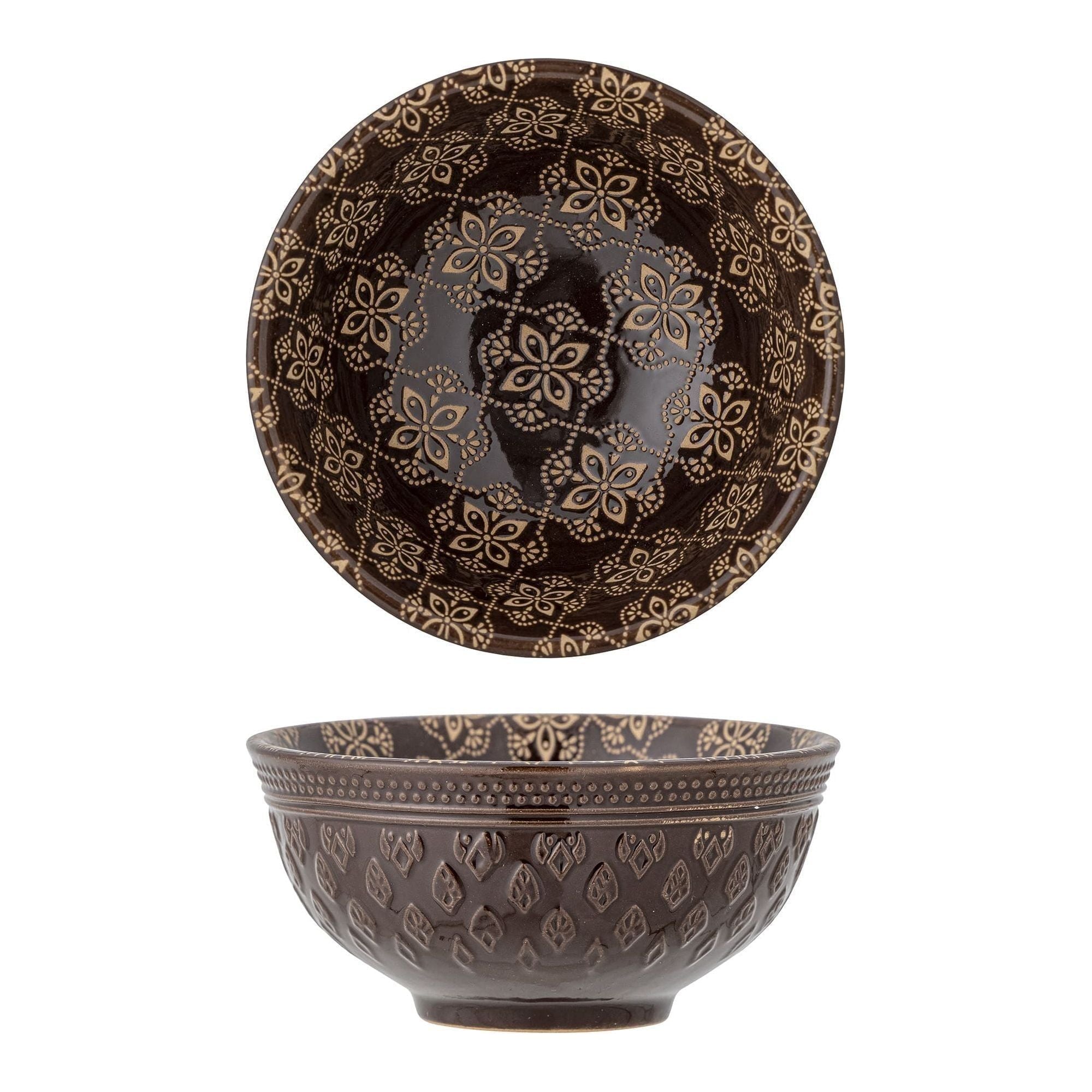 Bloomingville Marsala Skål Brun Stengods Ø12cm