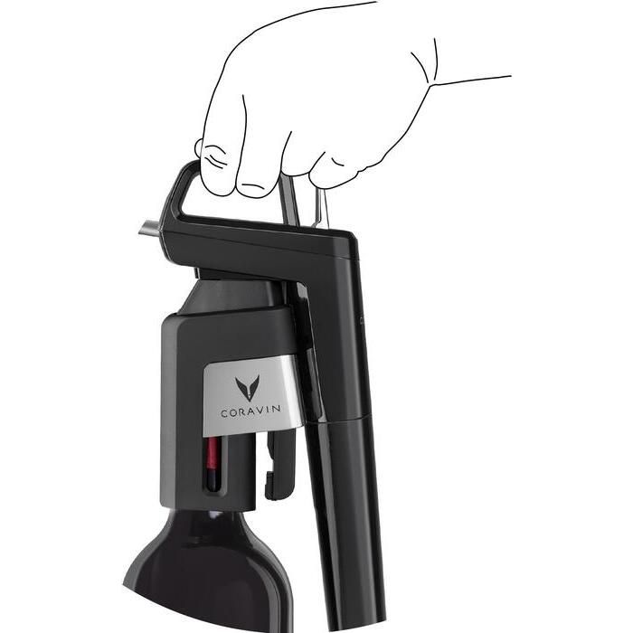 Coravin Timeless Six+ Vinkonserveringssystem 12 delar Svart