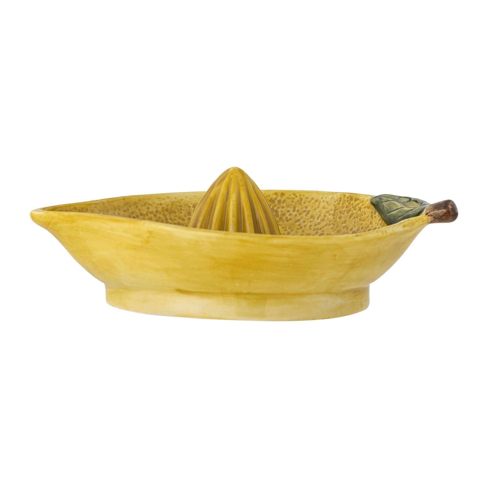 Bloomingville Limone Citruspress Gul Stengods 160 ml