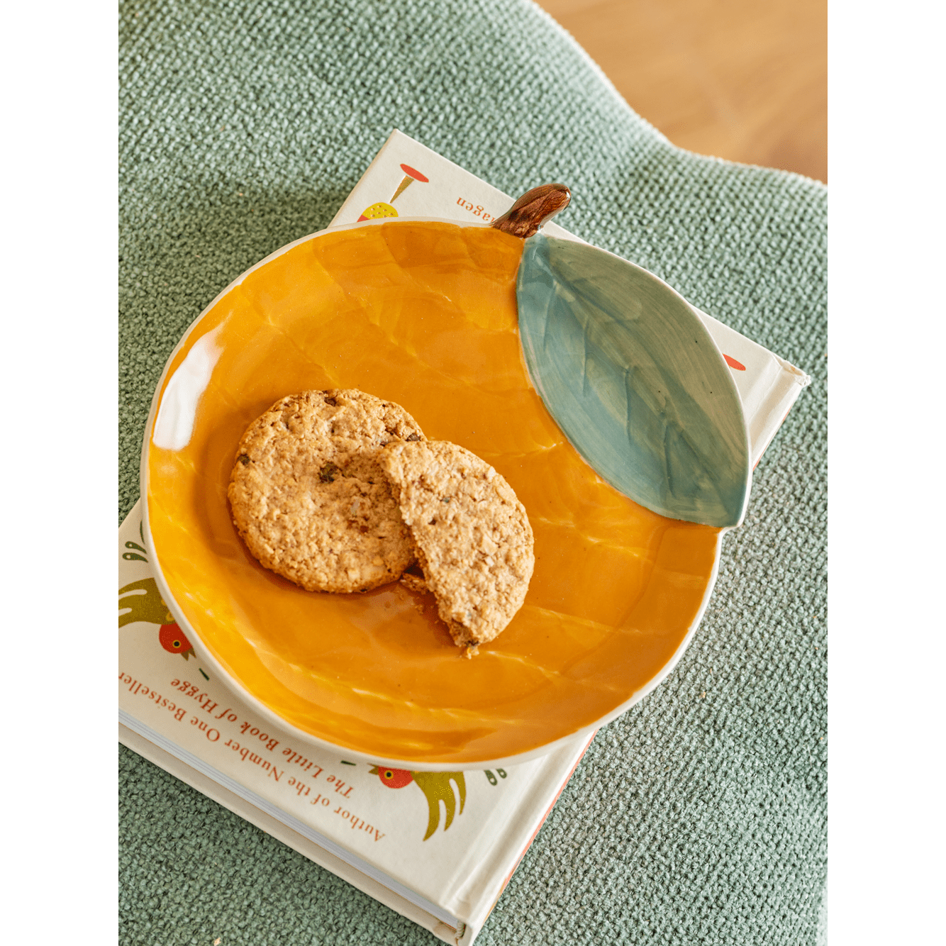 Bloomingville Agnes Tallrik Orange Stengods 16 cm