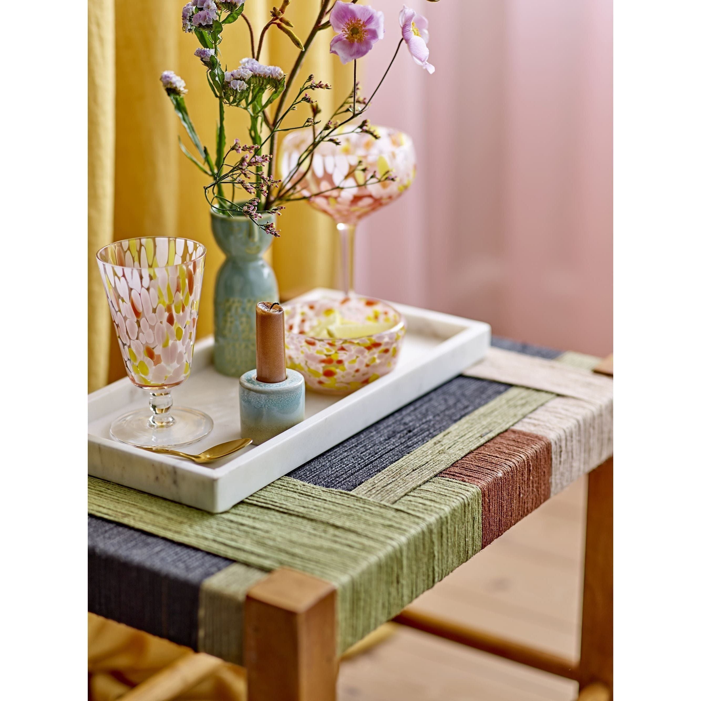 Bloomingville Lilya Vinglas Rosa Glas 27,5 cl