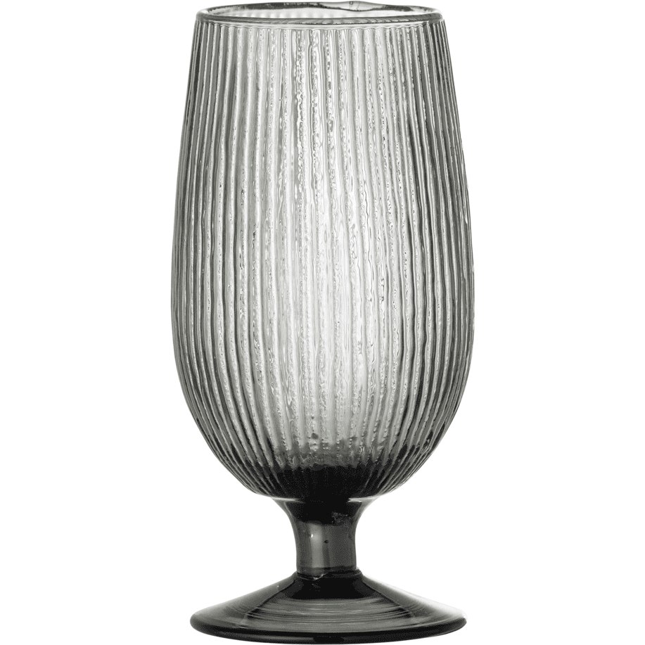 Bloomingville Tabita Ölglas Grå Återvunnet Glas 35 cl