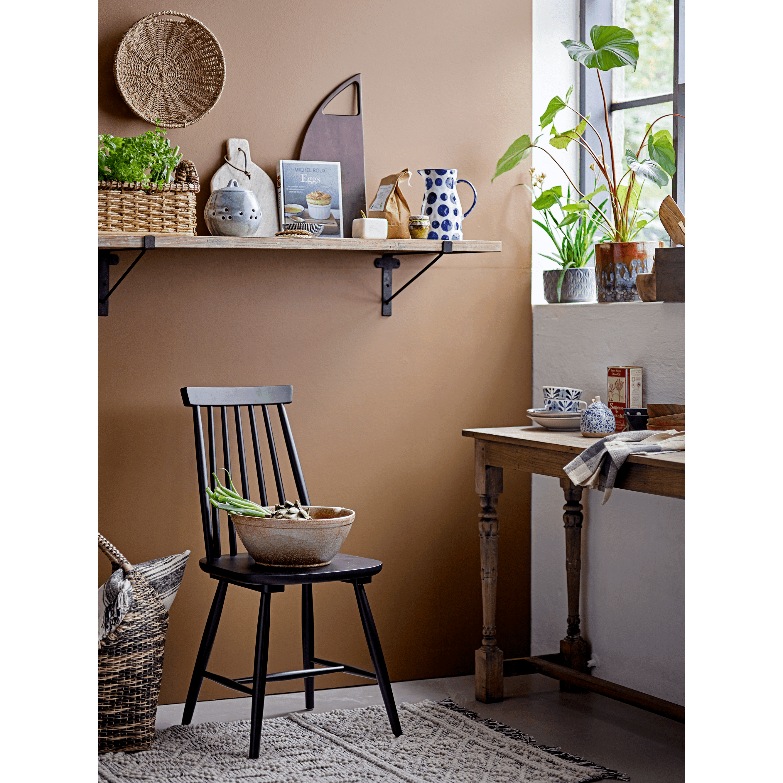 Bloomingville Petal Burk Med Lock Blå Stengods