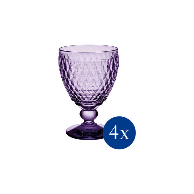 Villeroy & Boch Boston Lavendel Rödvinsglas 20 cl 4-pack