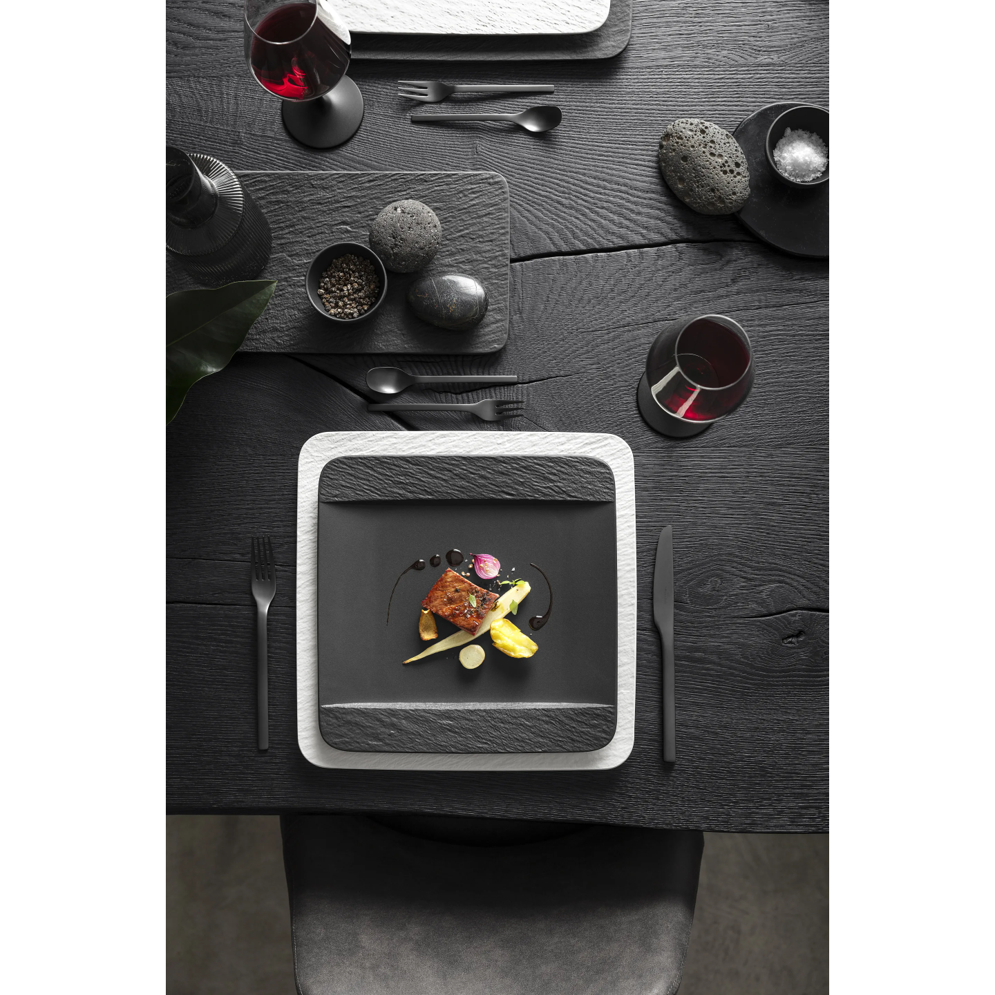 Villeroy & Boch Manufacture Rock Tallrik 28x28 cm