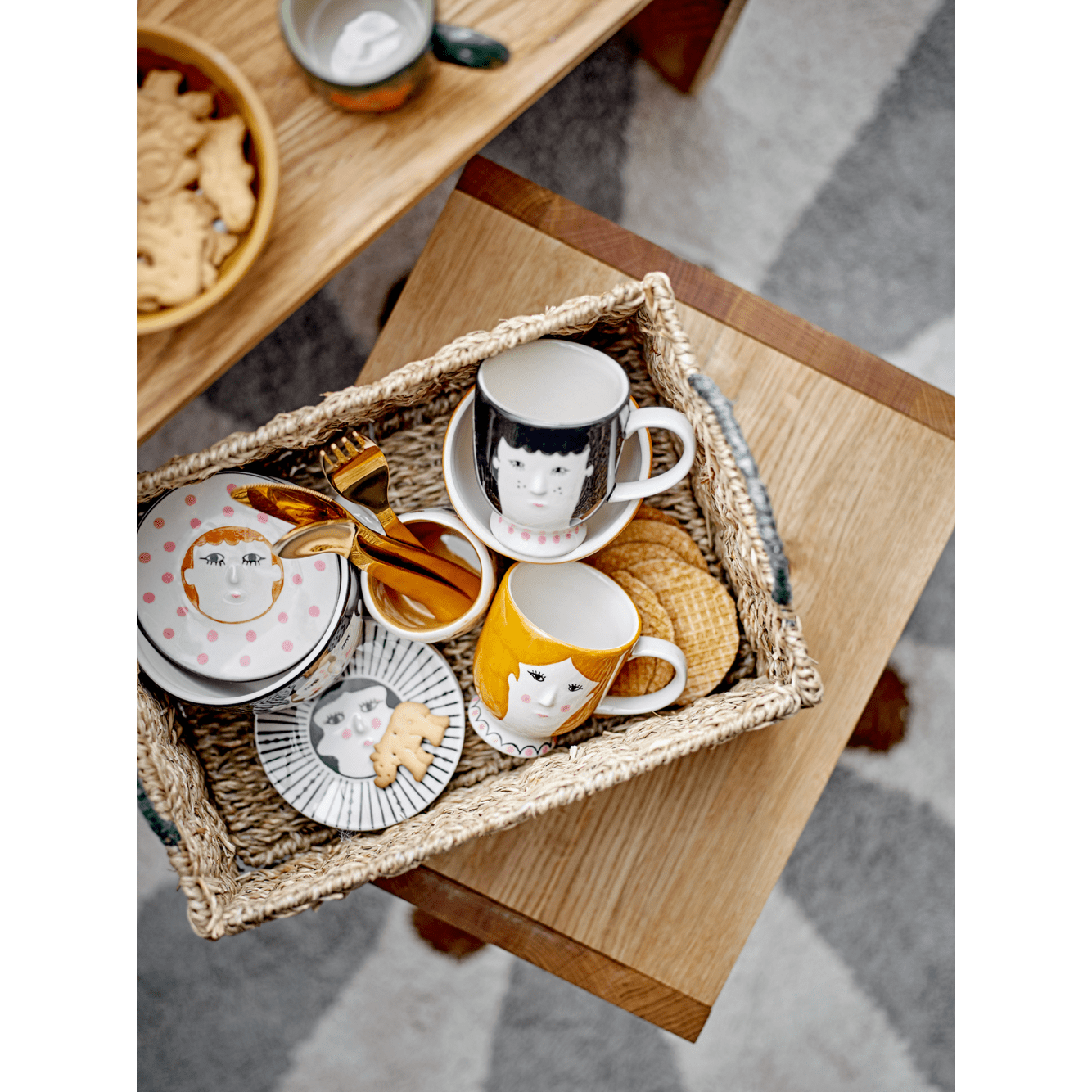 Bloomingville Carolin Kopp Svart I Stengods 17 cl