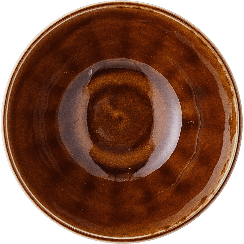 Bloomingville Camellia Skål Brun Porslin Ø13 cm