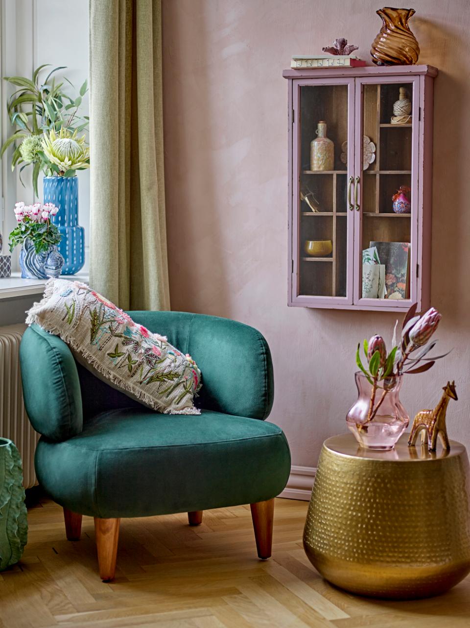 Bloomingville Ruperta Lounge-fåtölj Grön