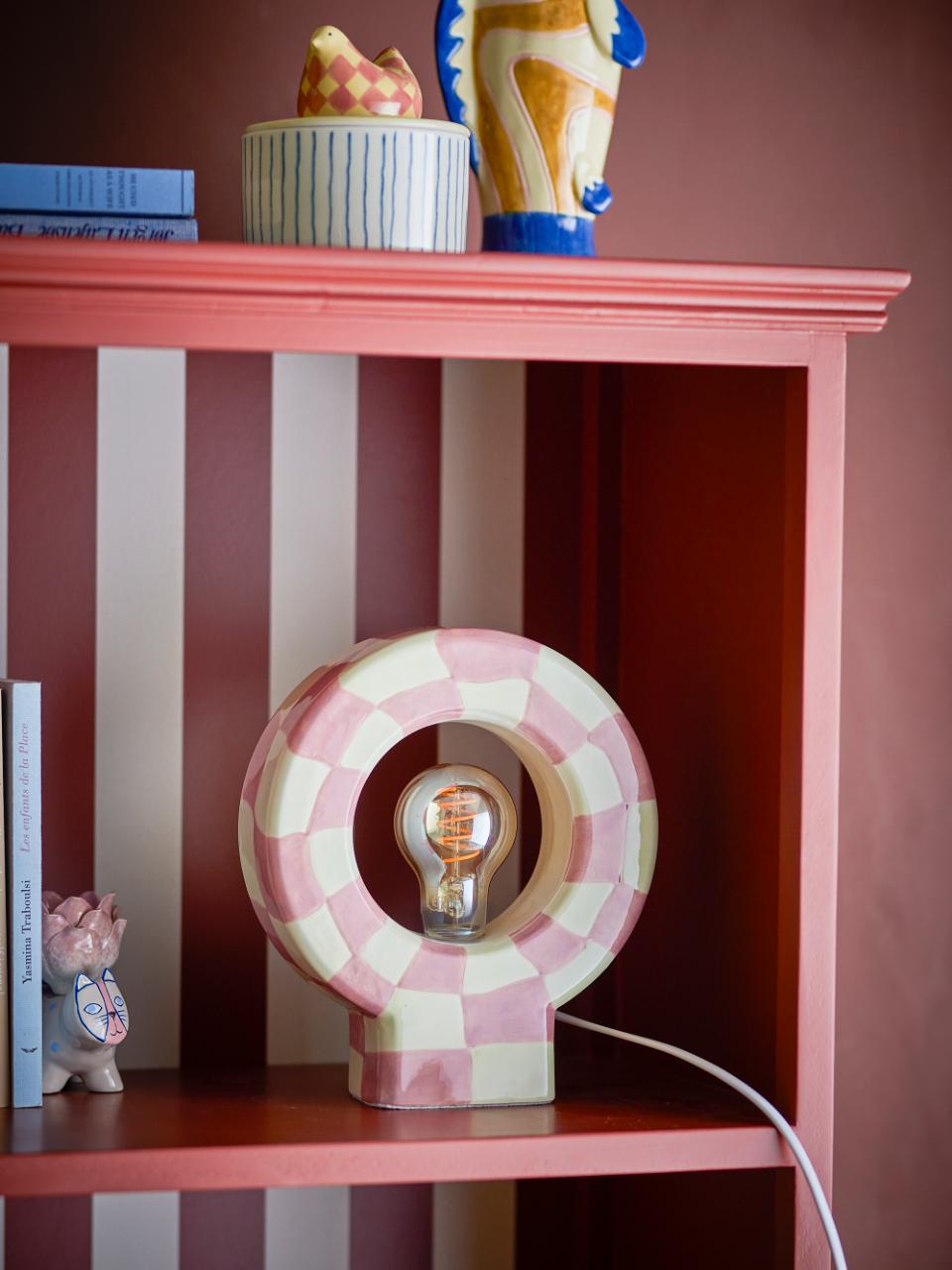 Bloomingville Vialini bordslampa 20,5x23,5 cm Rose