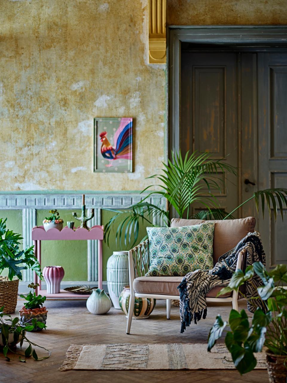 Bloomingville Isola sidobord 60x68 cm Rosa