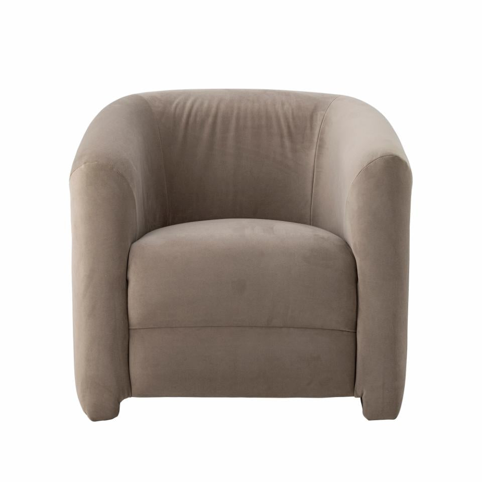 Bloomingville Joel lounge stol 78x76 cm Grå