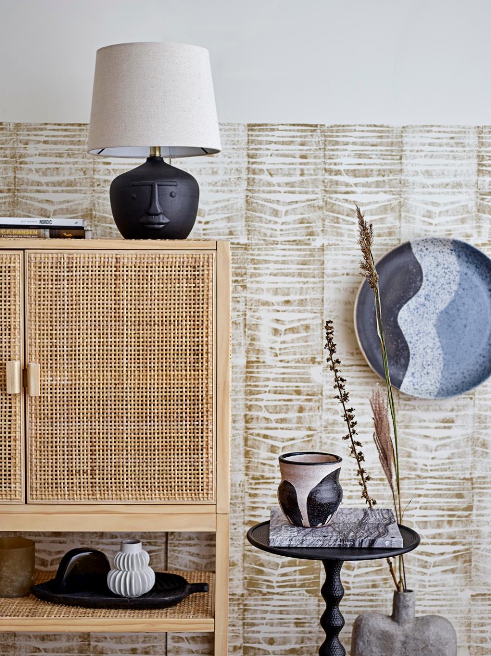 Bloomingville Sidobord Anka, Diameter 38 cm Svart